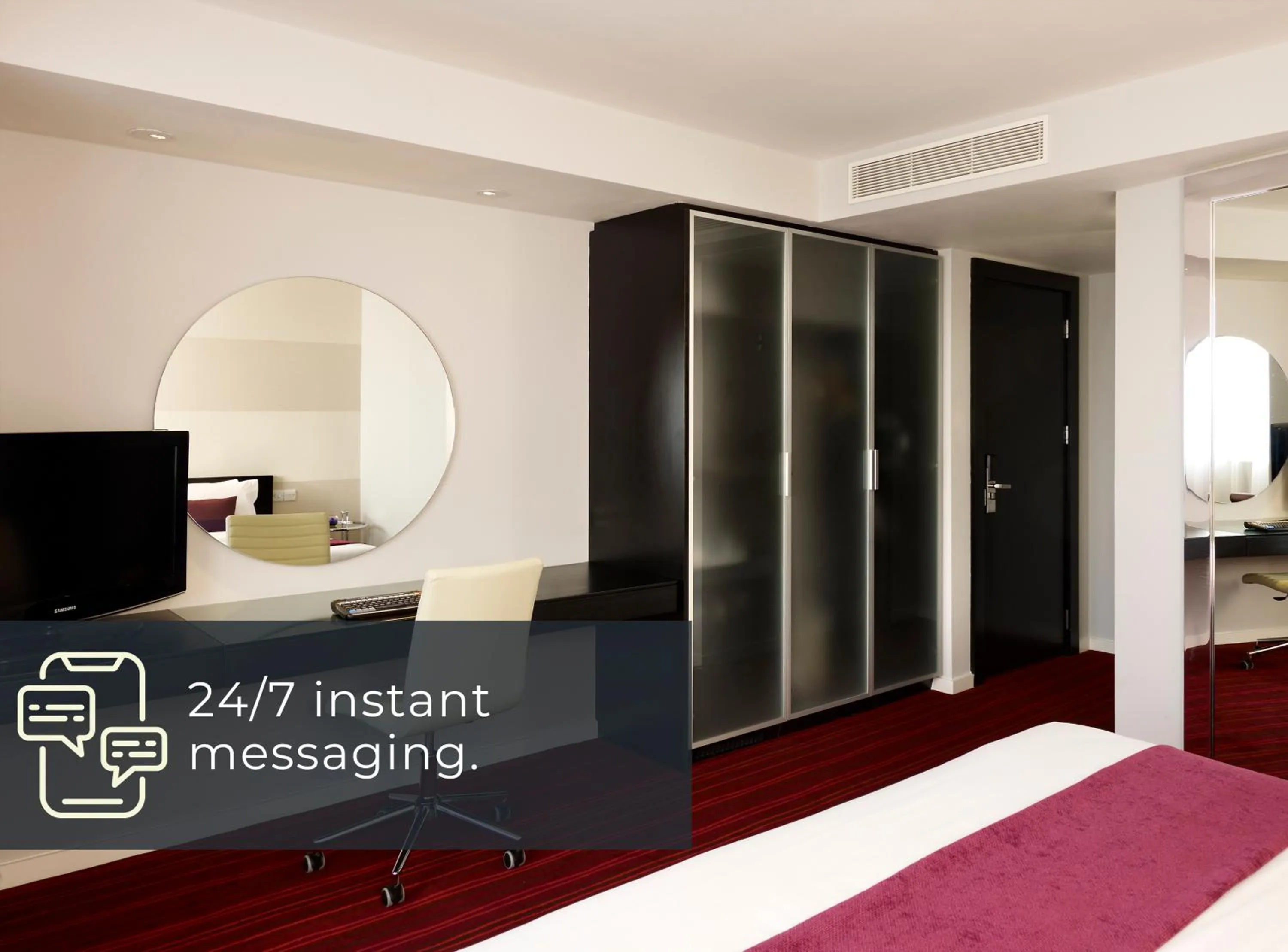 Bedroom, Bed in Park Plaza Leeds