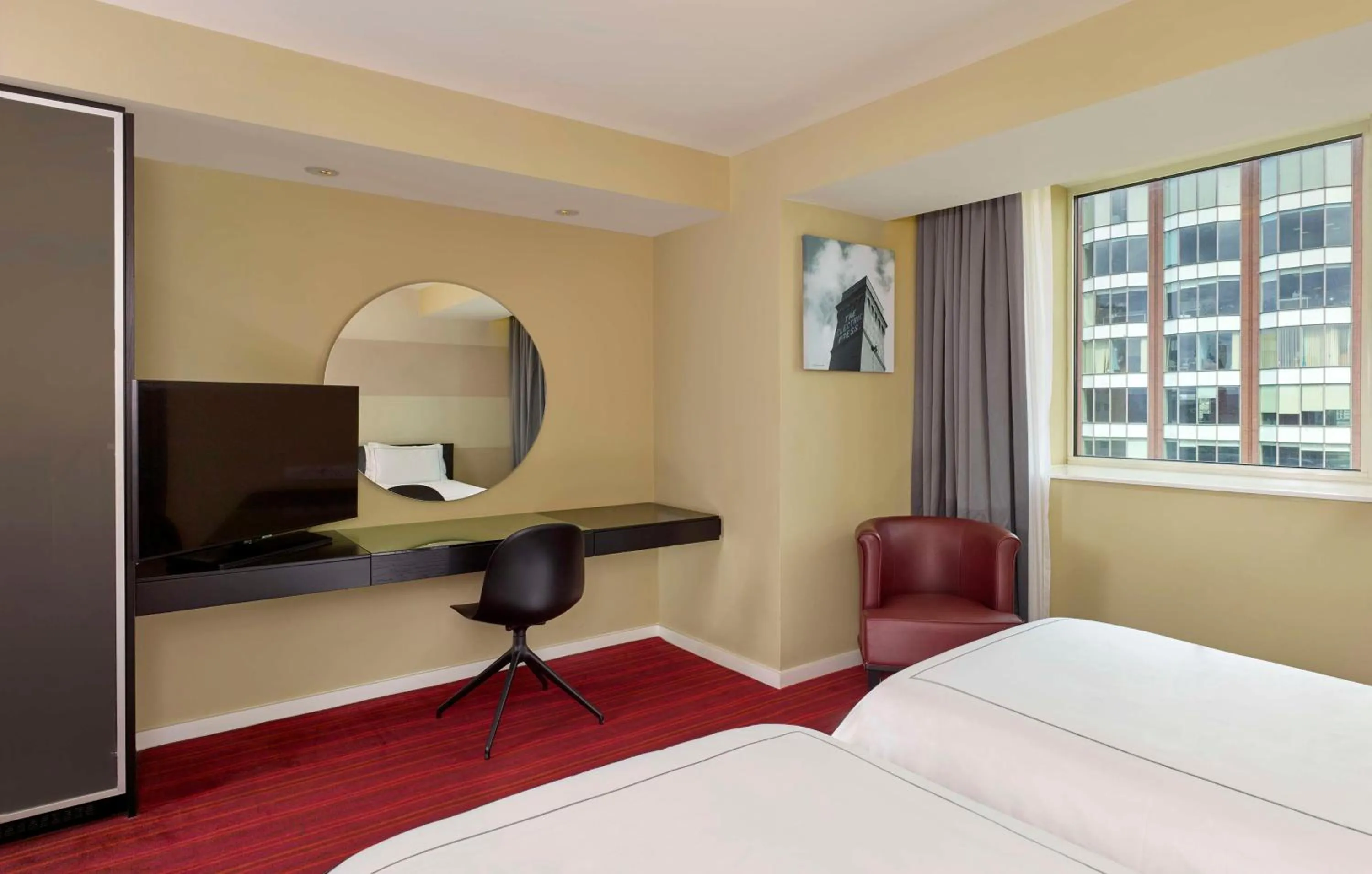 Bedroom, Bed in Park Plaza Leeds