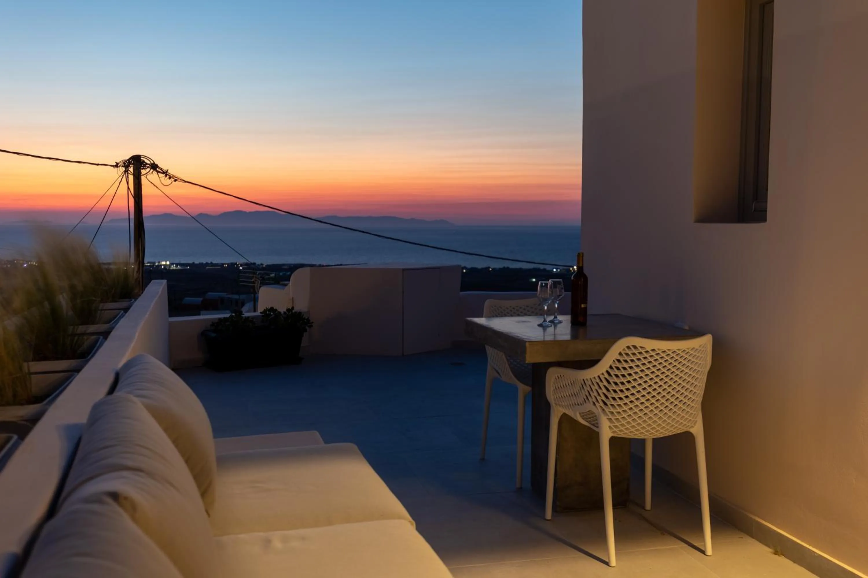 Balcony/Terrace in Elysian Santorini