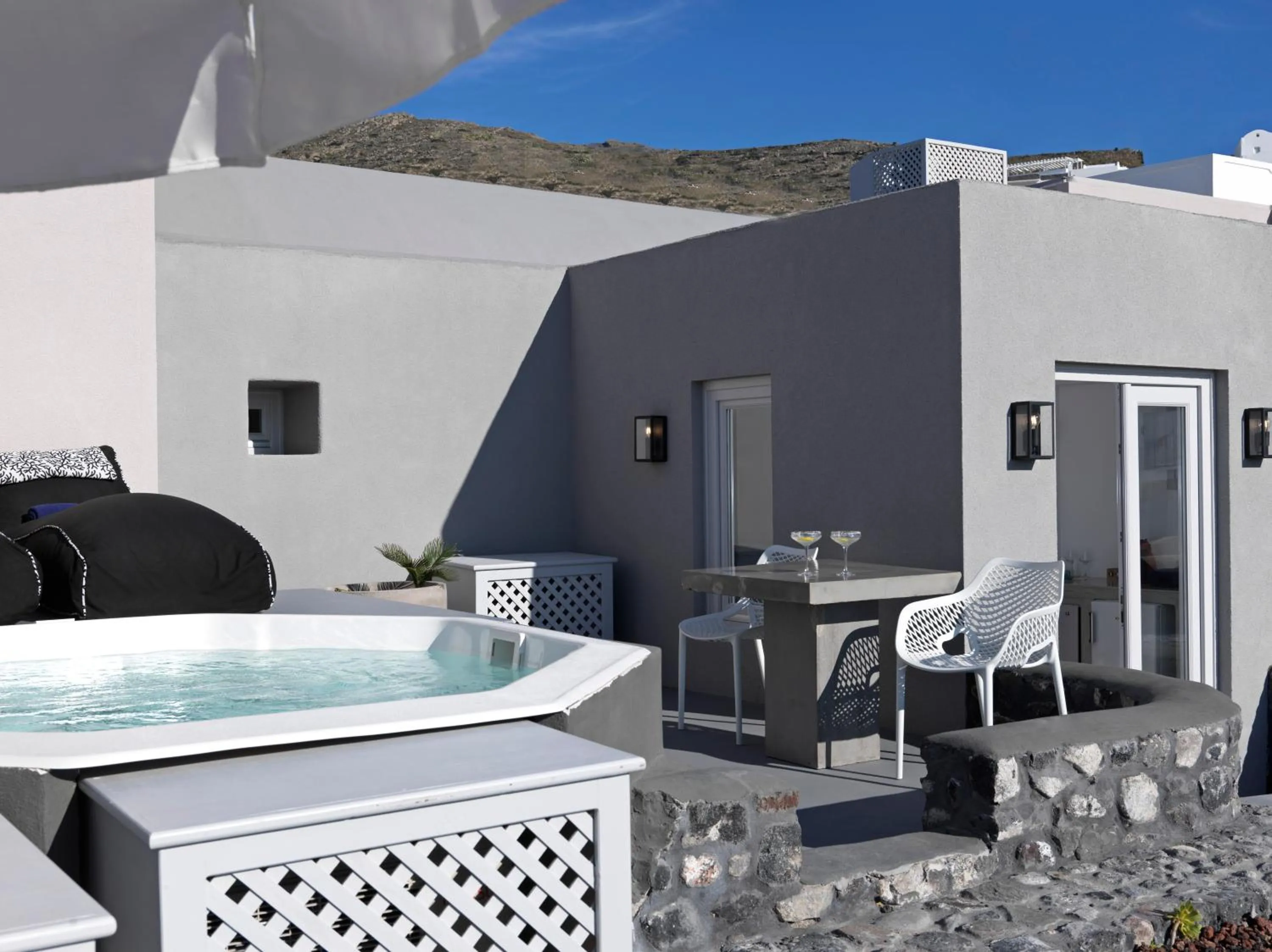 Balcony/Terrace in Elysian Santorini