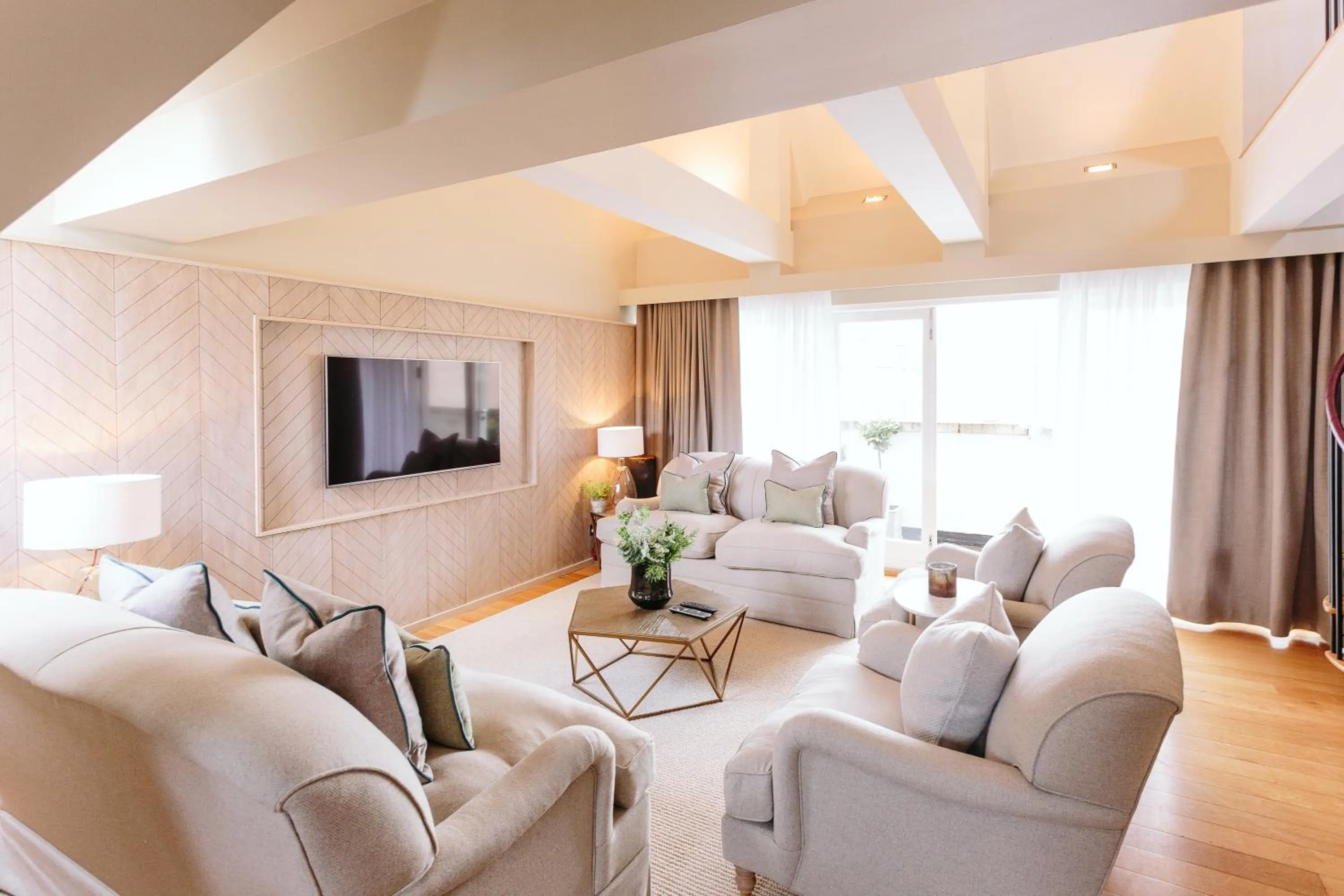 Living room in The Scotsman Hotel