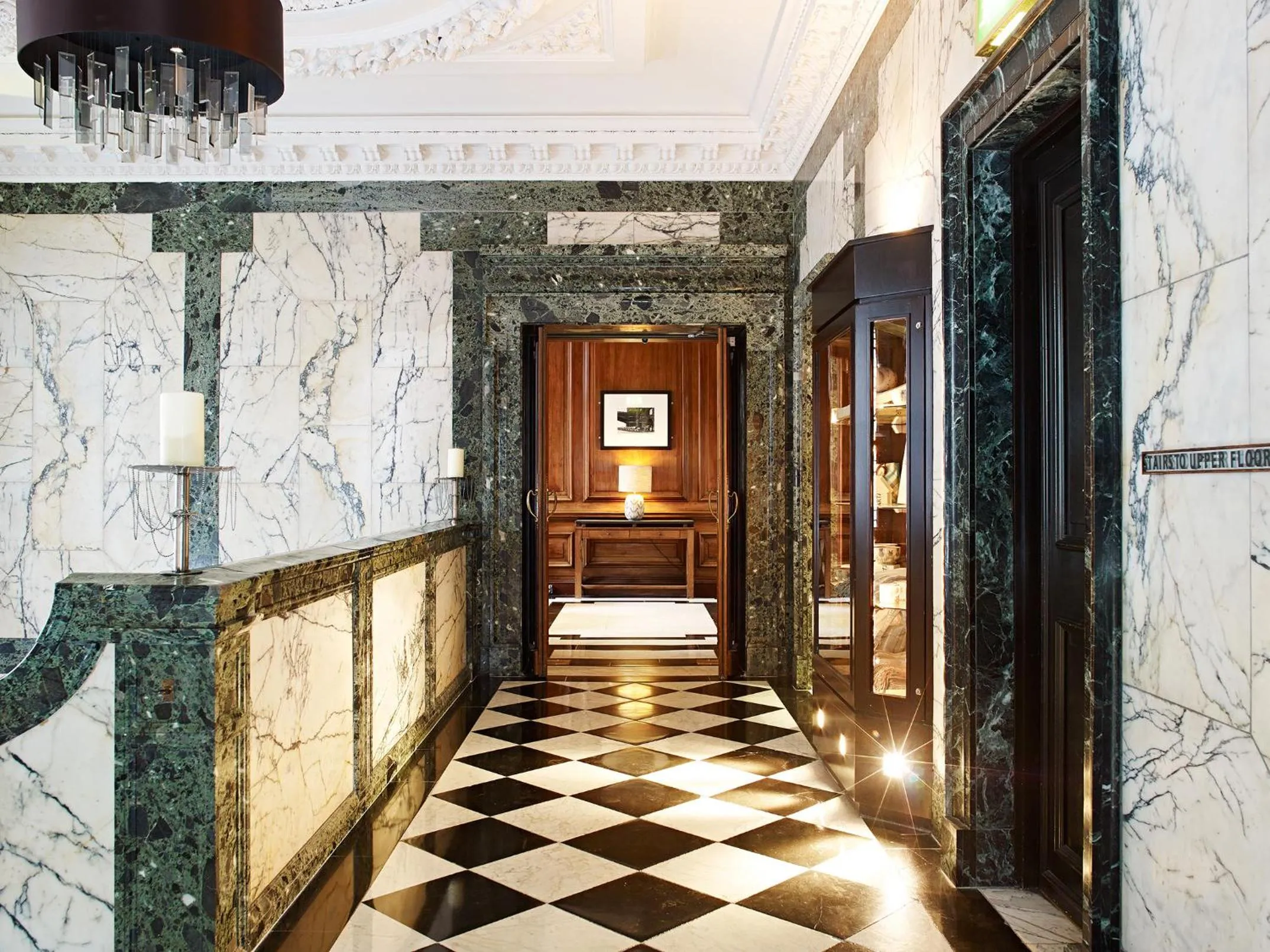 Decorative detail in The Scotsman Hotel