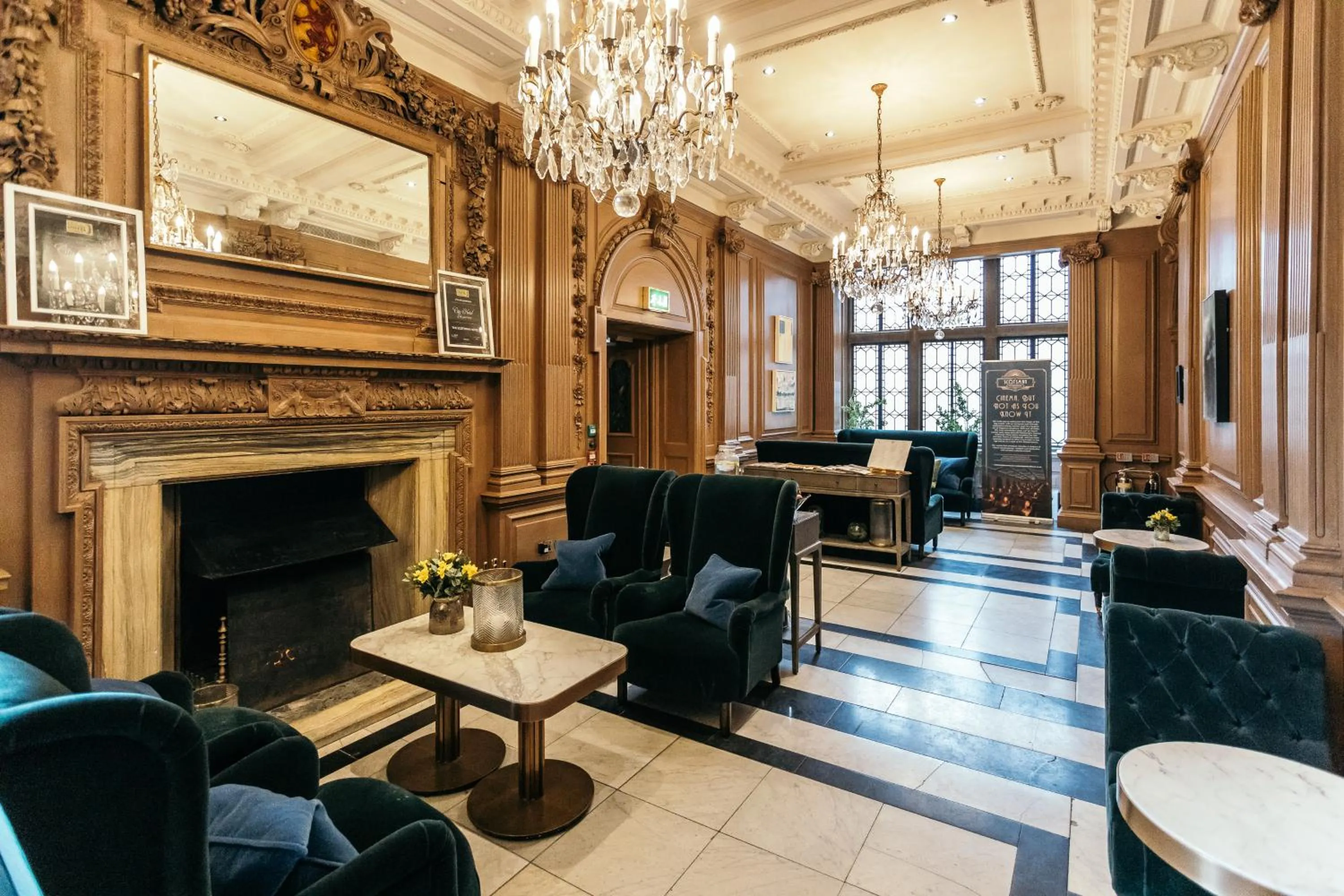 Lobby or reception in The Scotsman Hotel