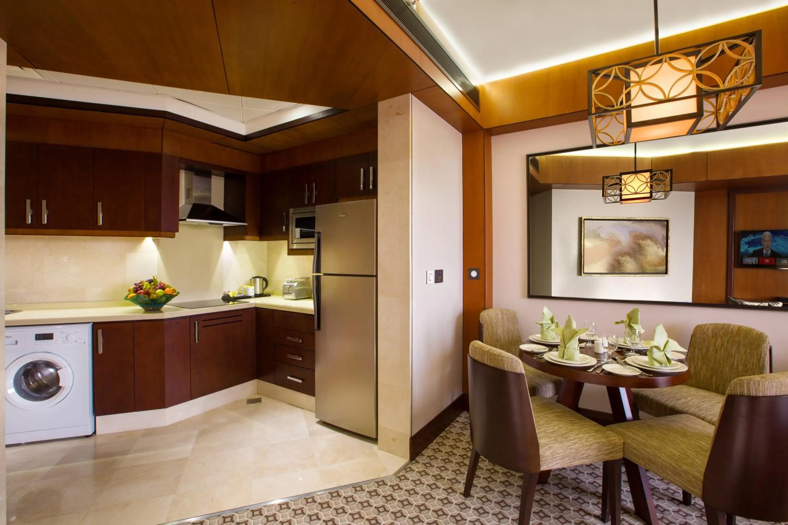 Kitchen or kitchenette in Ayla Grand Hotel