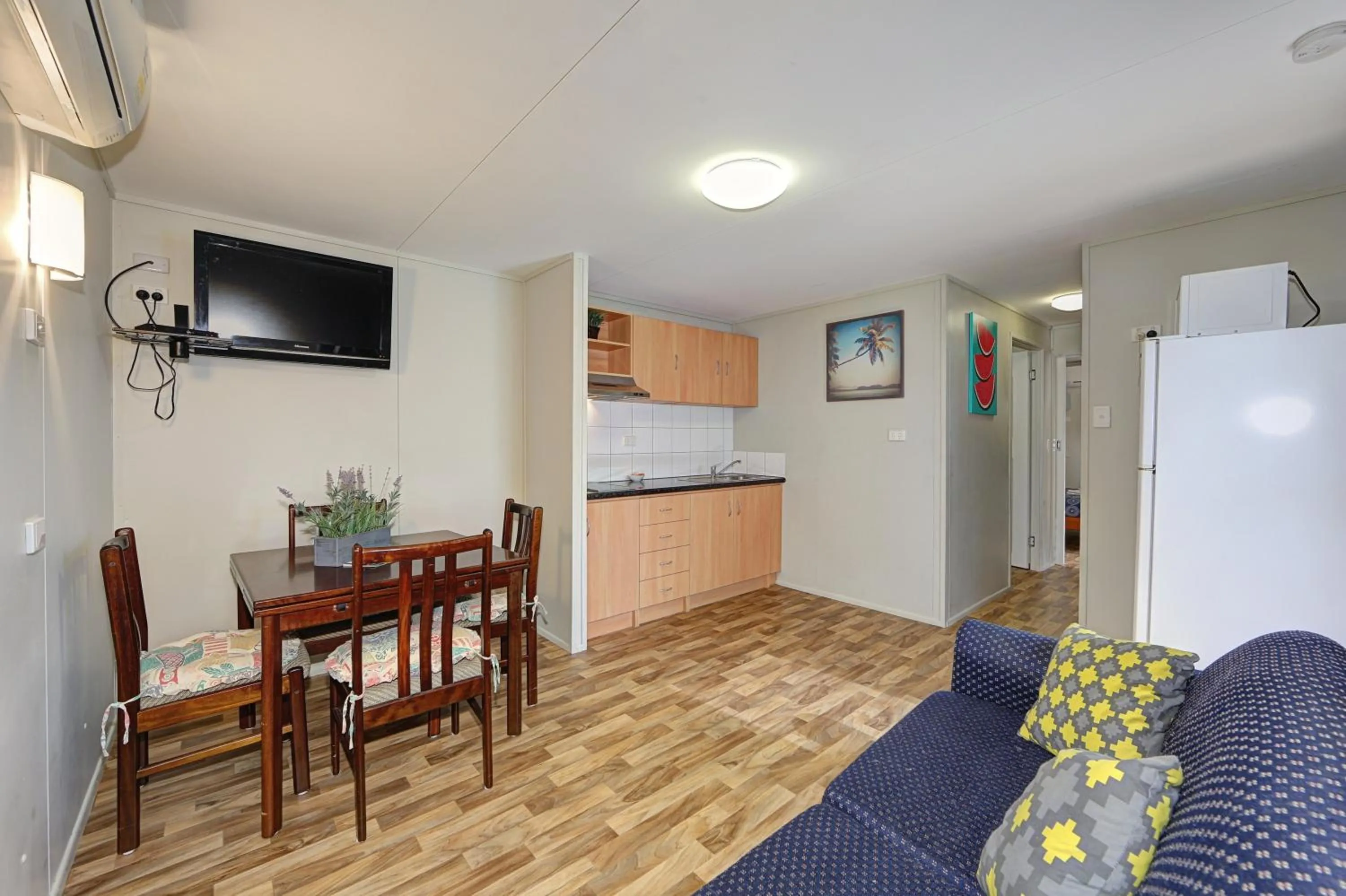 Living room in Alva Beach Tourist Park