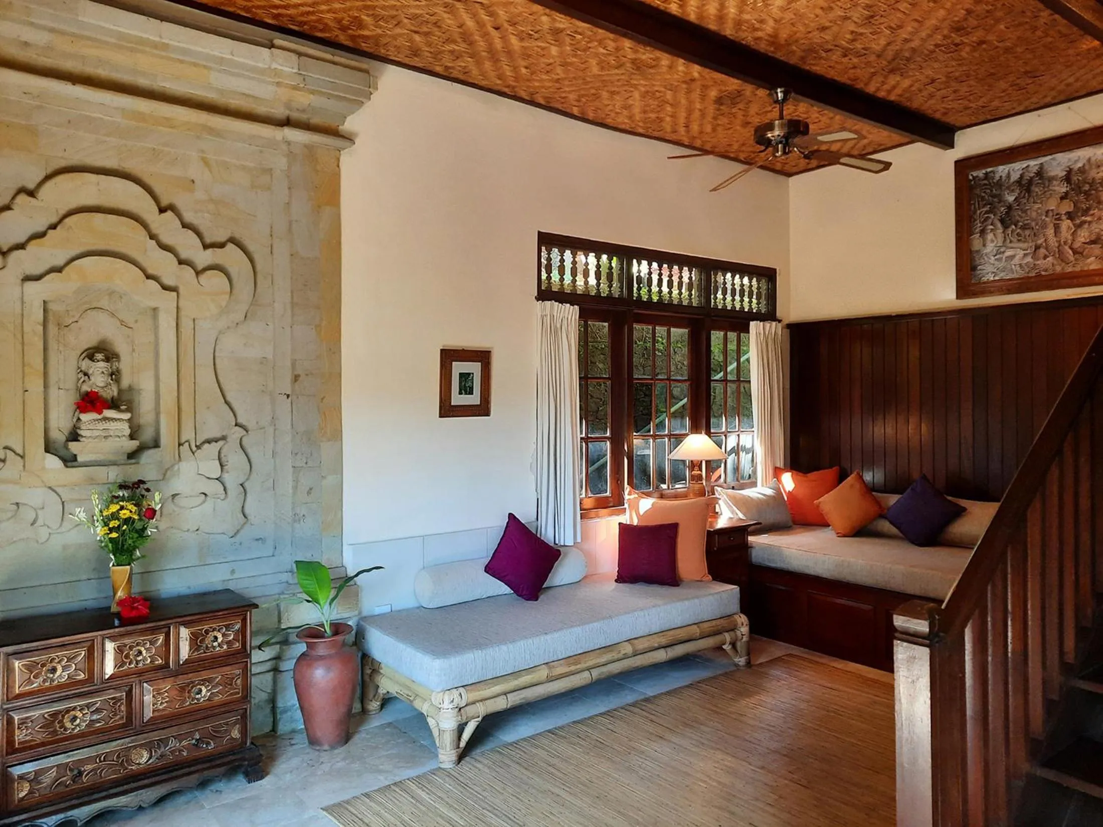 Living room in Alam Indah Ubud