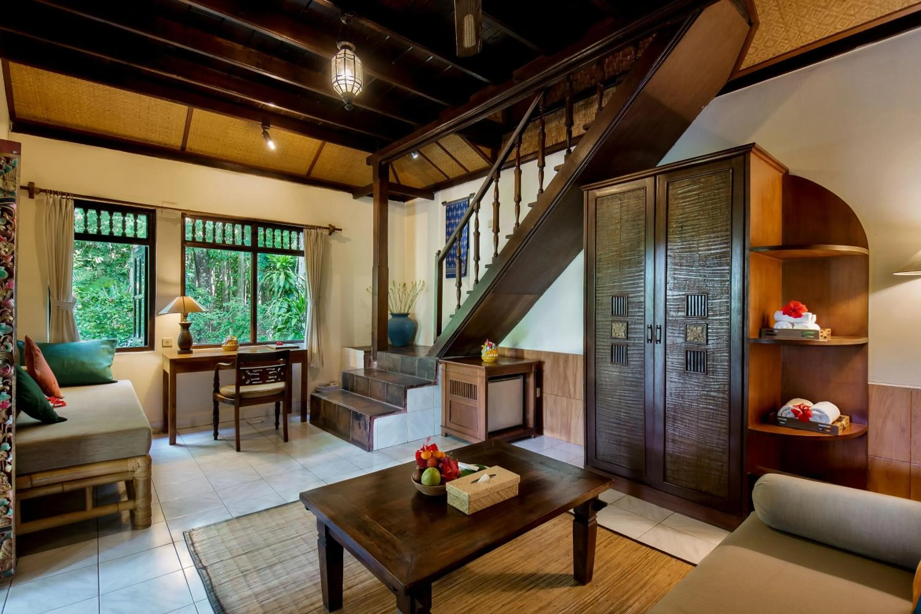Living room in Alam Indah Ubud