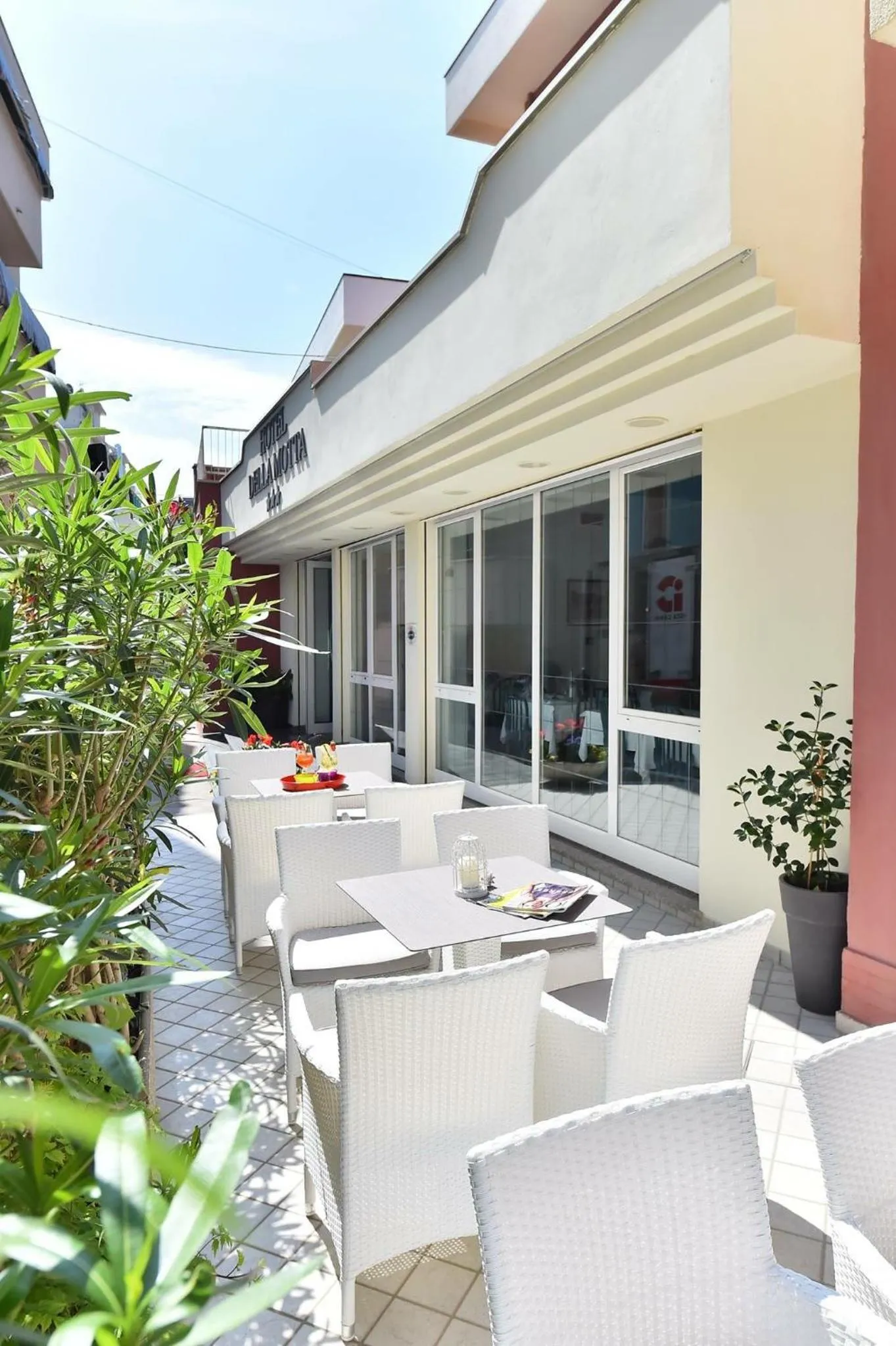 Garden in Hotel Della Motta