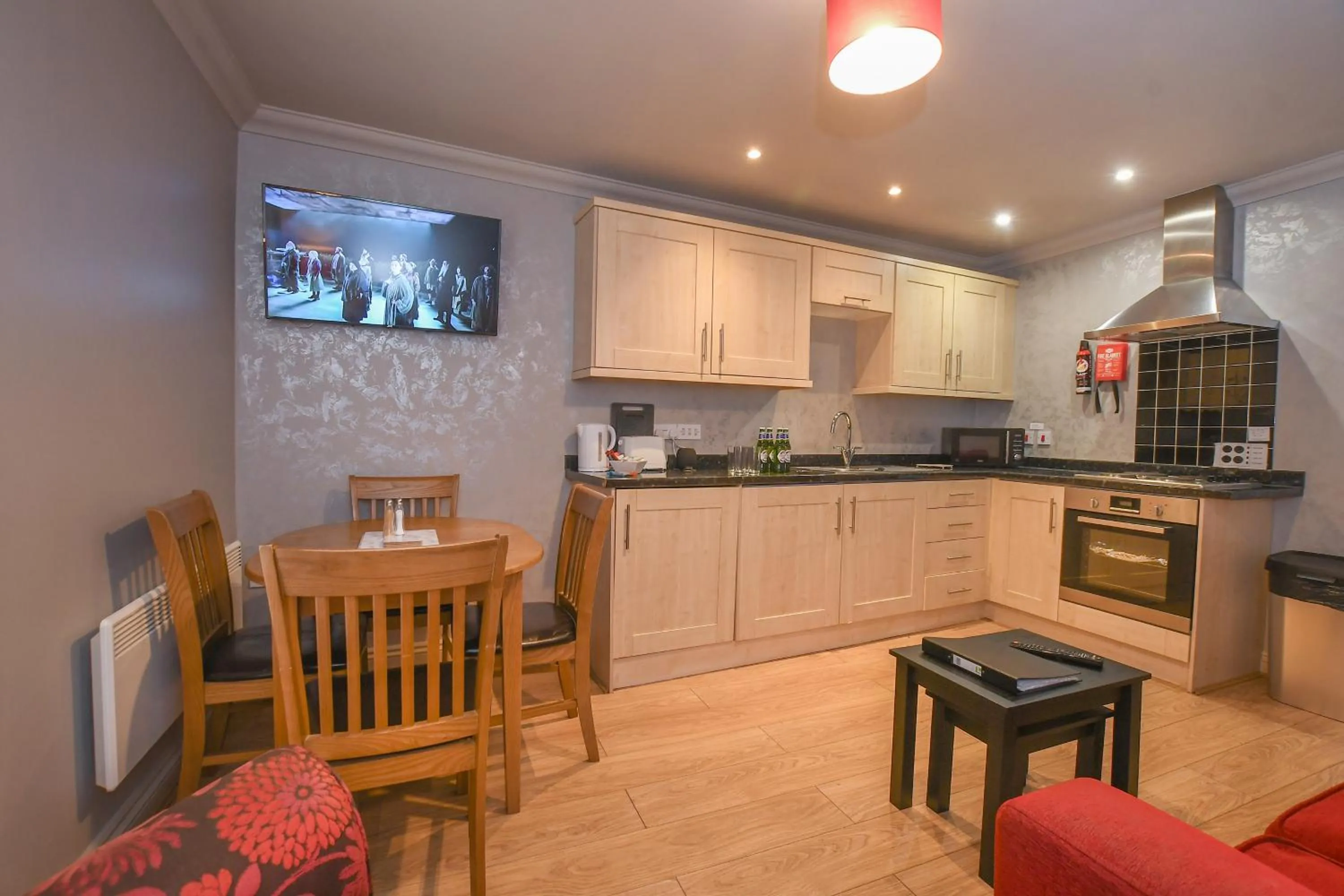 Kitchen or kitchenette in The Queens Hotel & Victoria Cloisters Apartments
