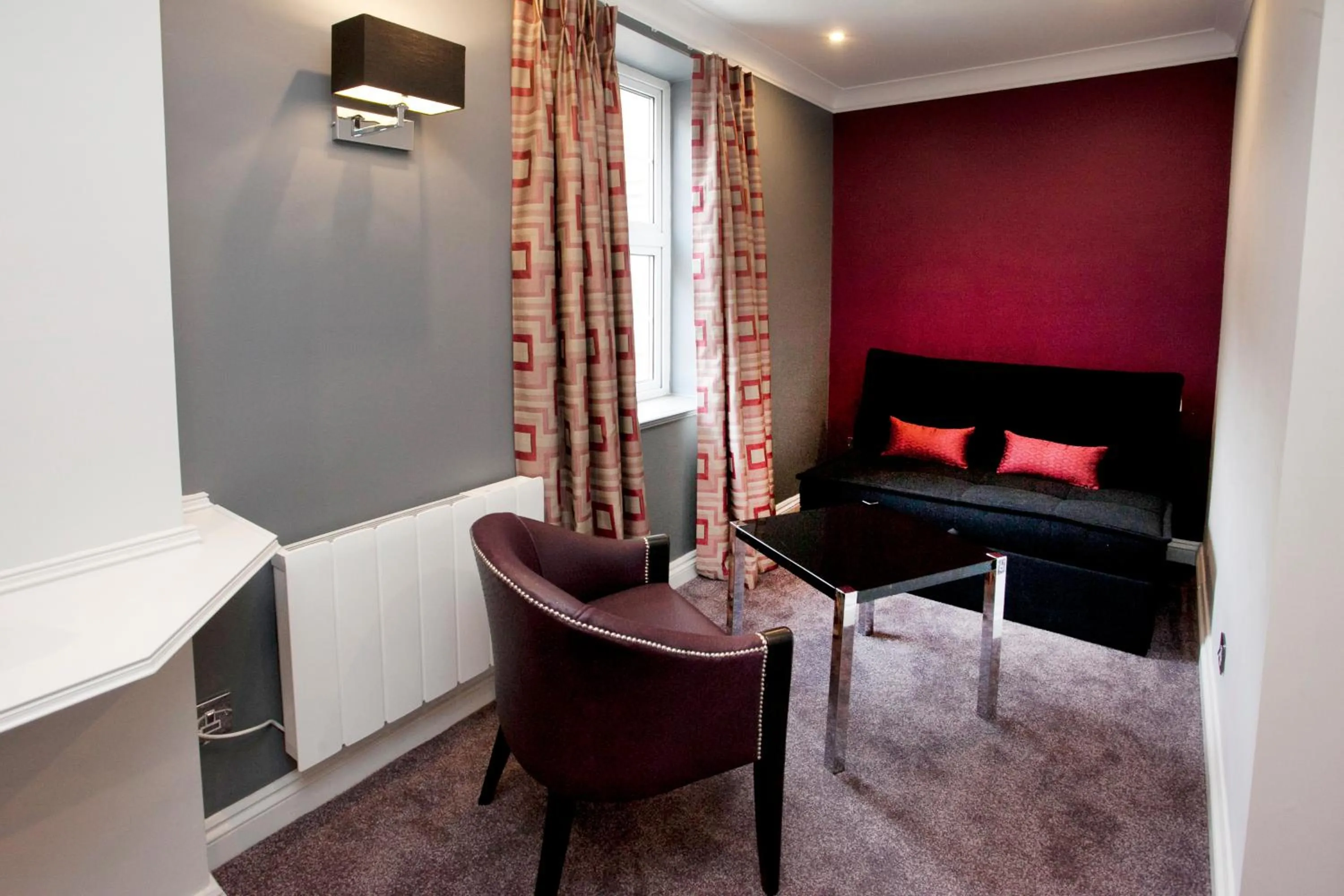 Seating area in St James Hotel; BW Premier Collection