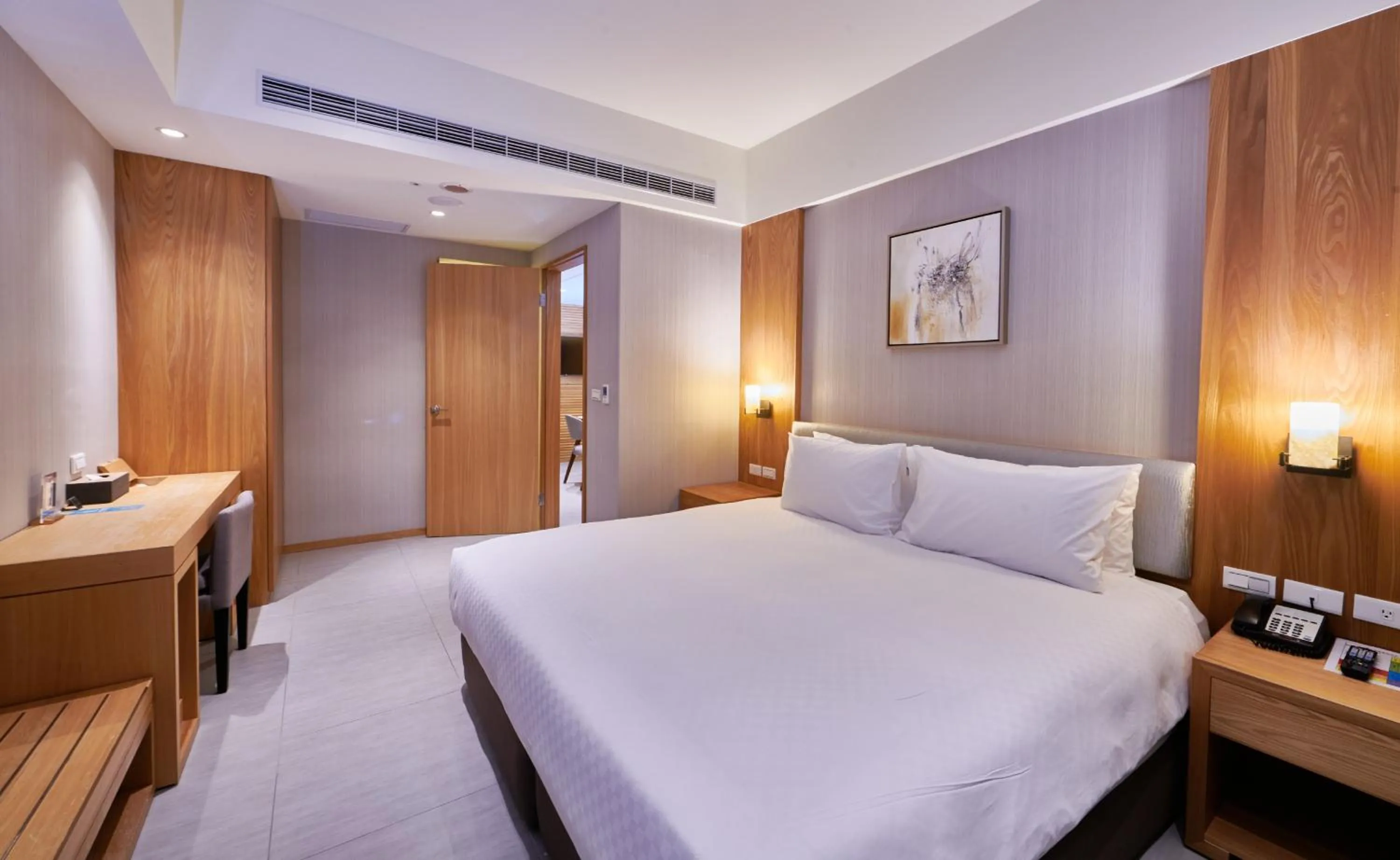 Bed in Grand Bay Resort Hotel