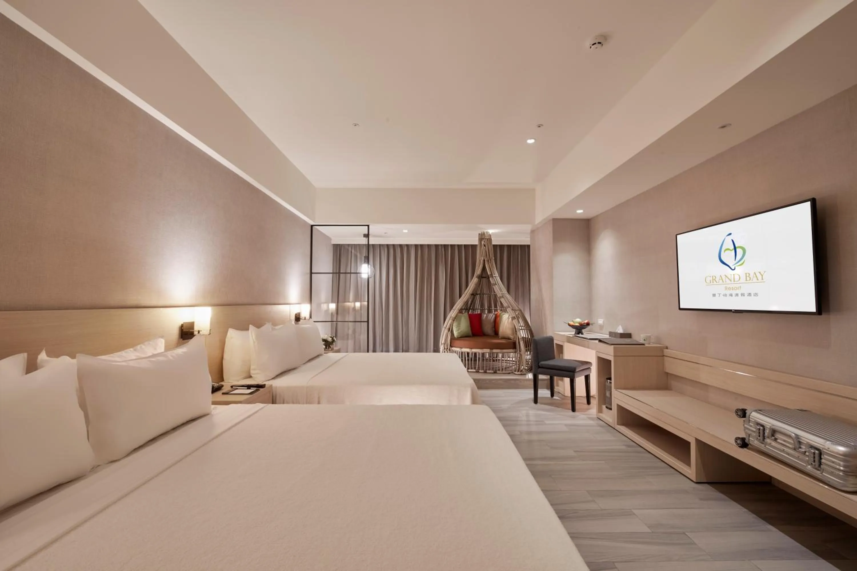 Bed in Grand Bay Resort Hotel