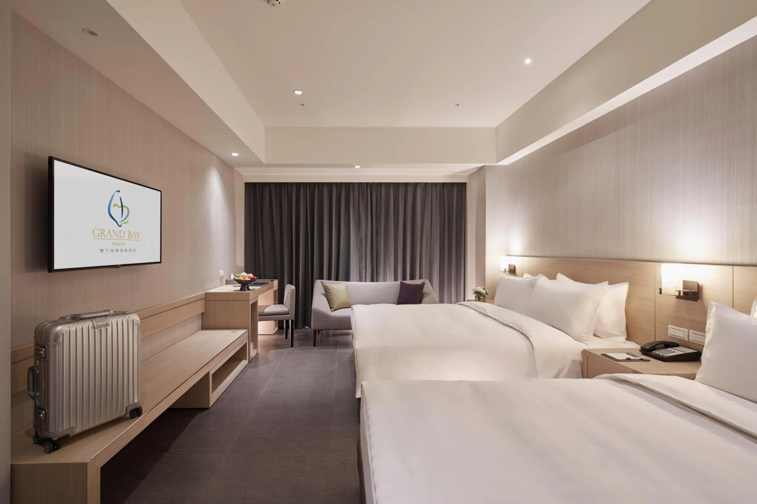 Bed in Grand Bay Resort Hotel