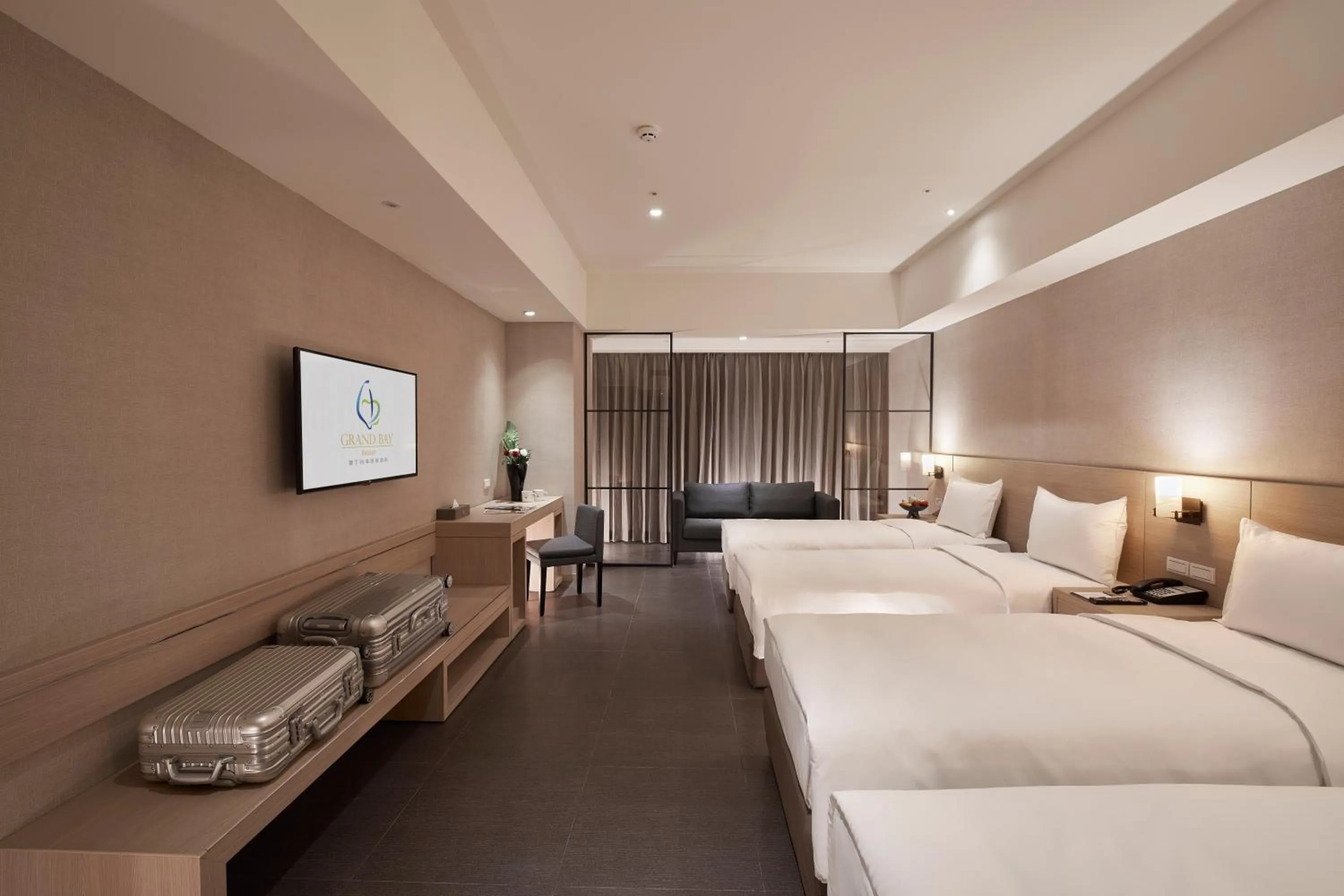 Bed in Grand Bay Resort Hotel