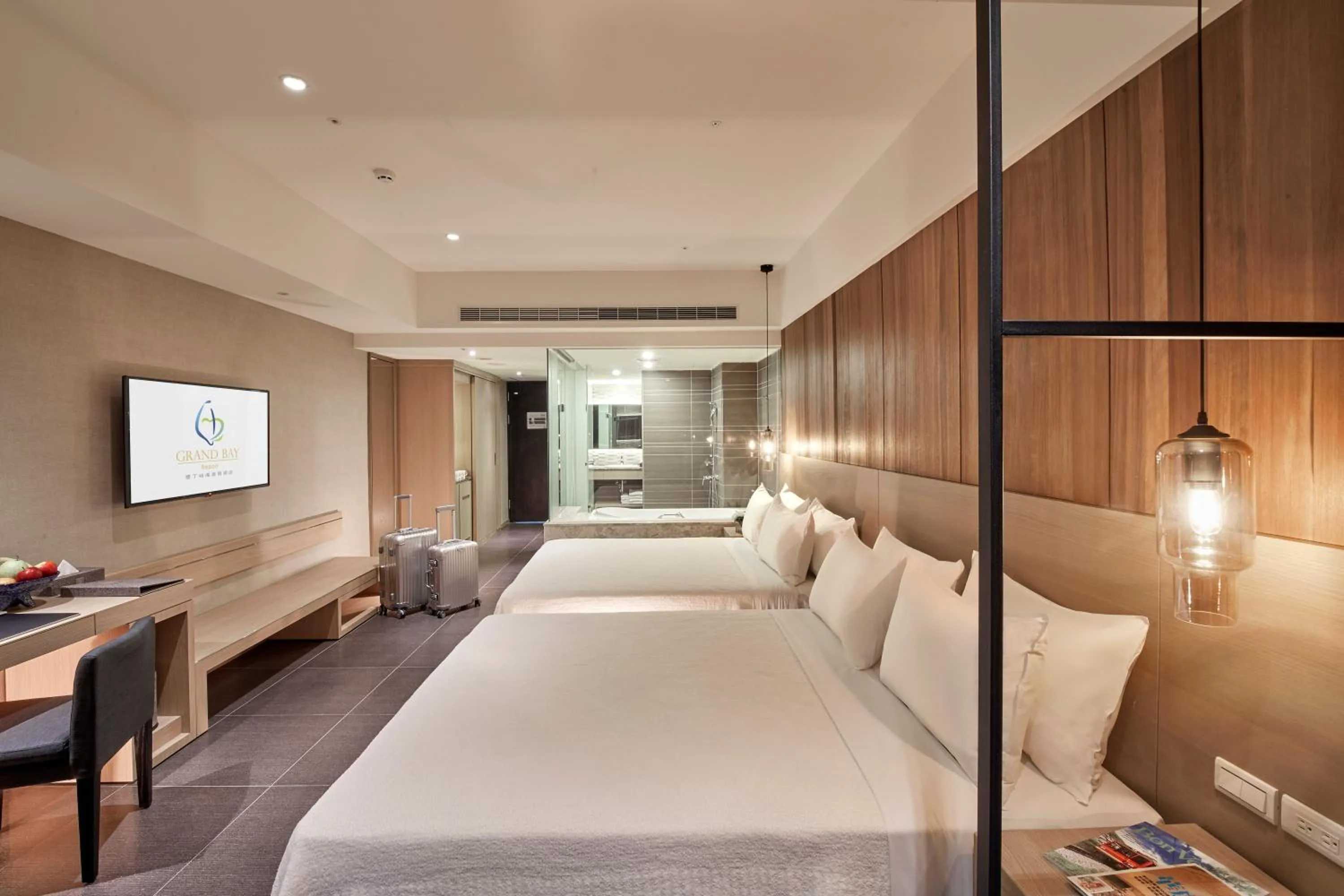 Bed in Grand Bay Resort Hotel