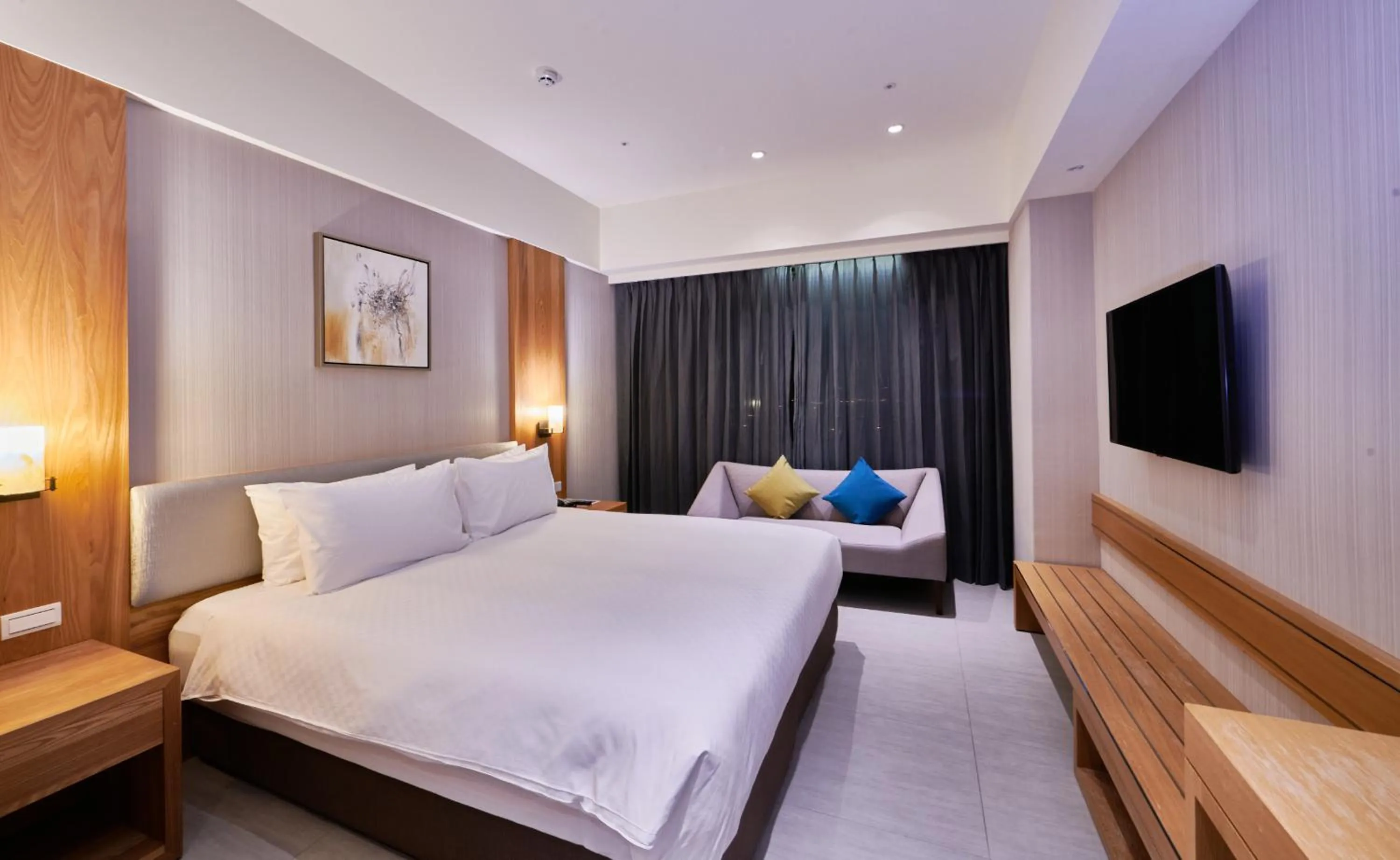 Bed in Grand Bay Resort Hotel