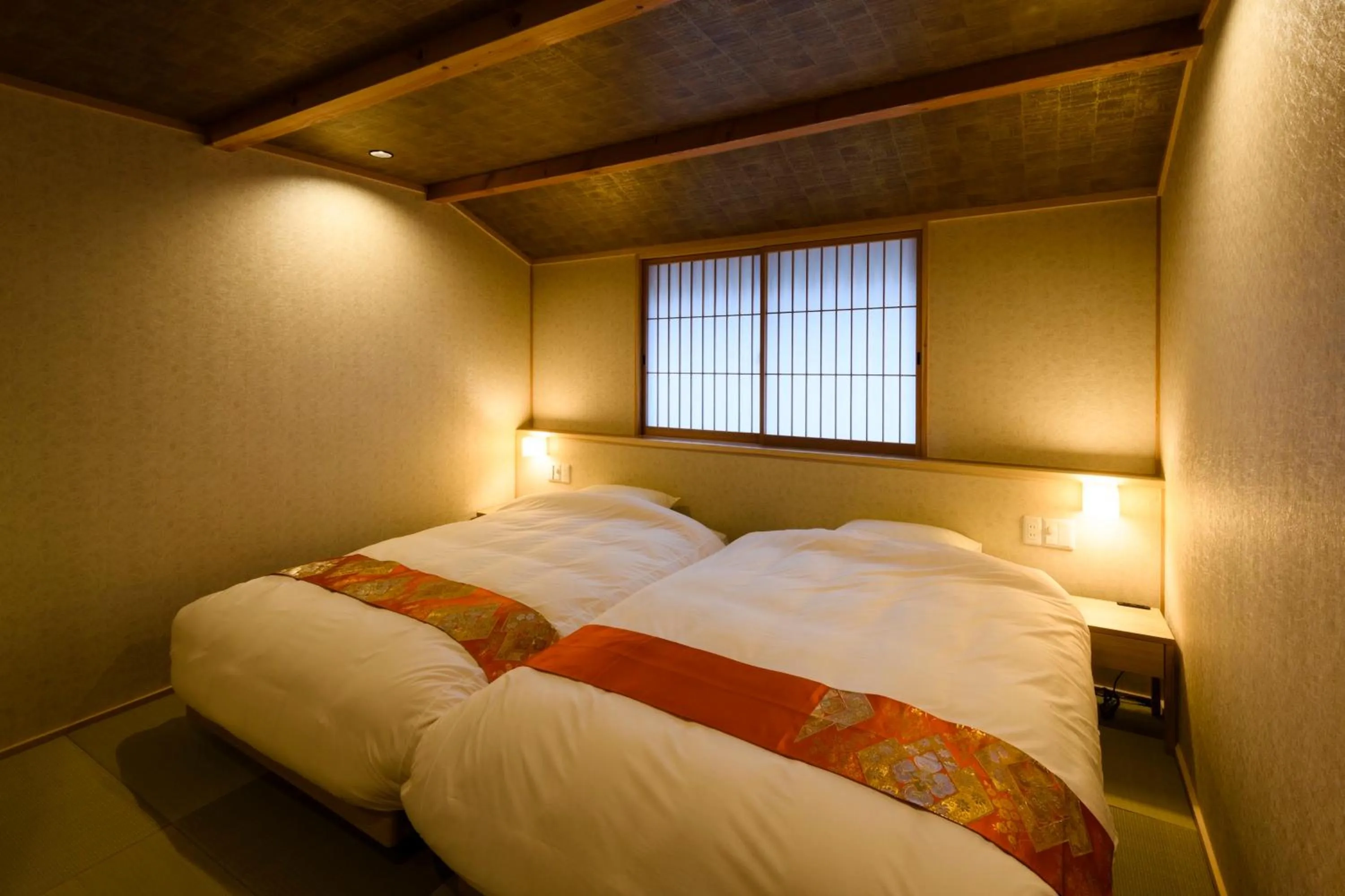 Bed in The Besso Soso Kyoto