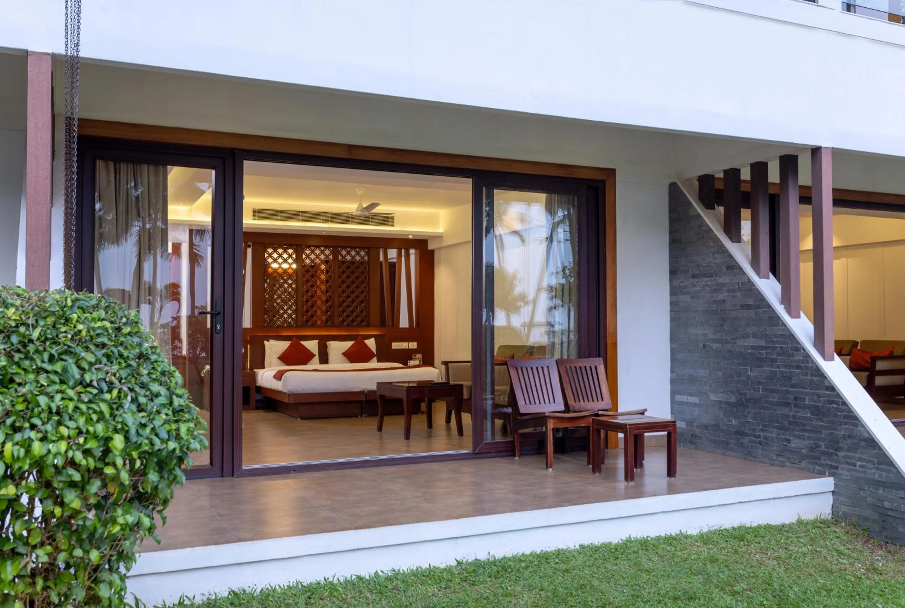 Balcony/Terrace in Lake Canopy Alleppey