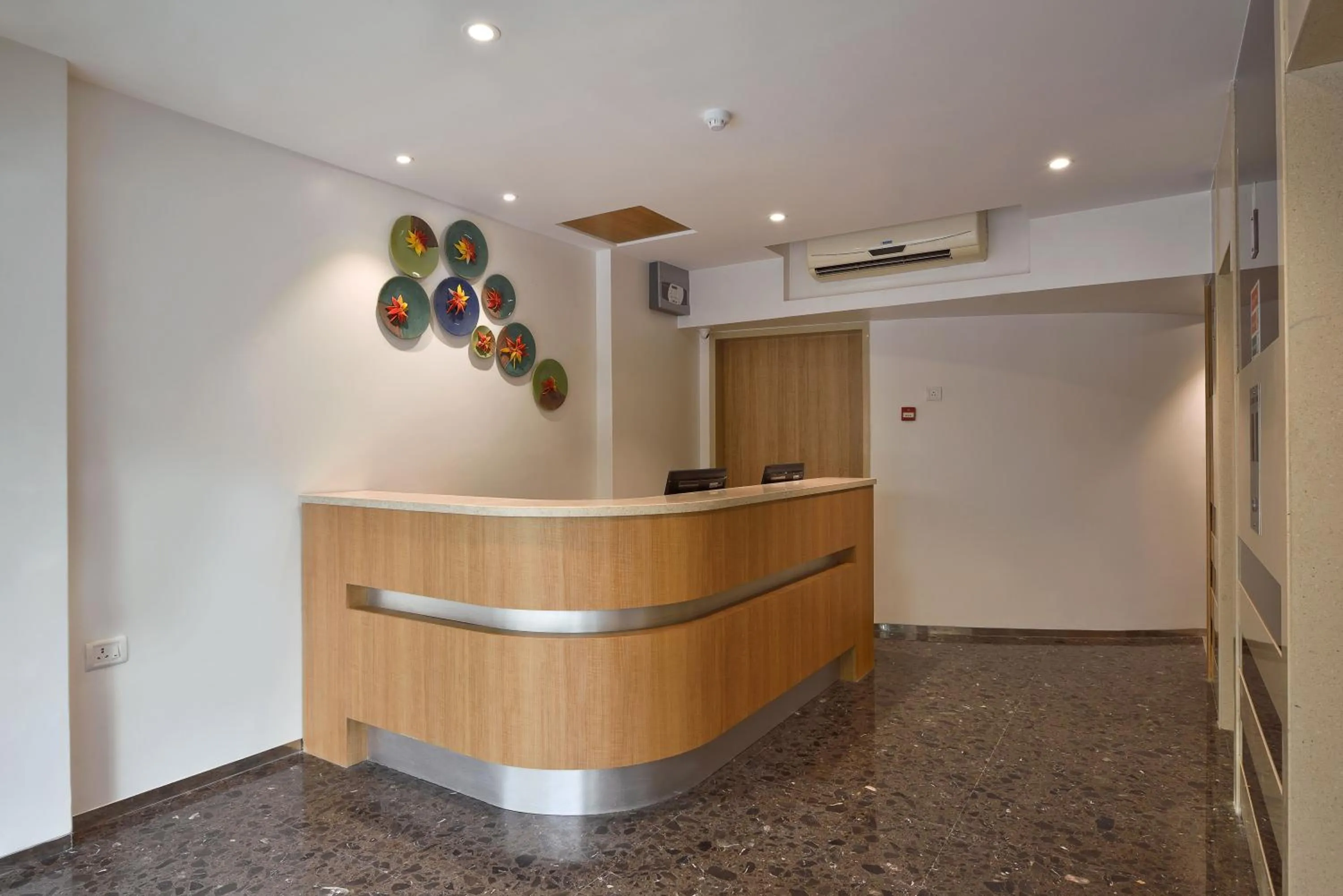 Lobby or reception in Hotel Leafio-Near Airport