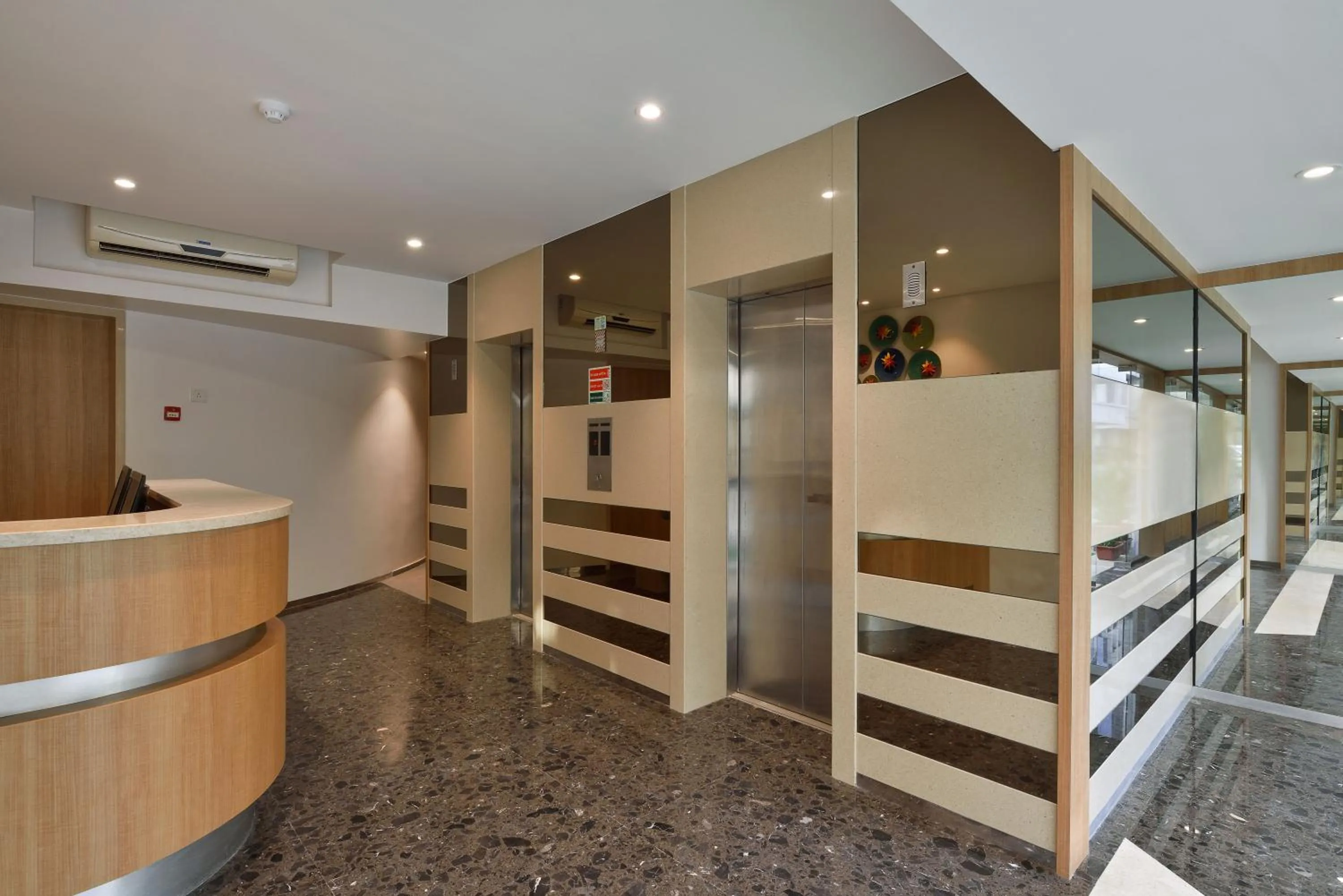 Lobby or reception in Hotel Leafio-Near Airport