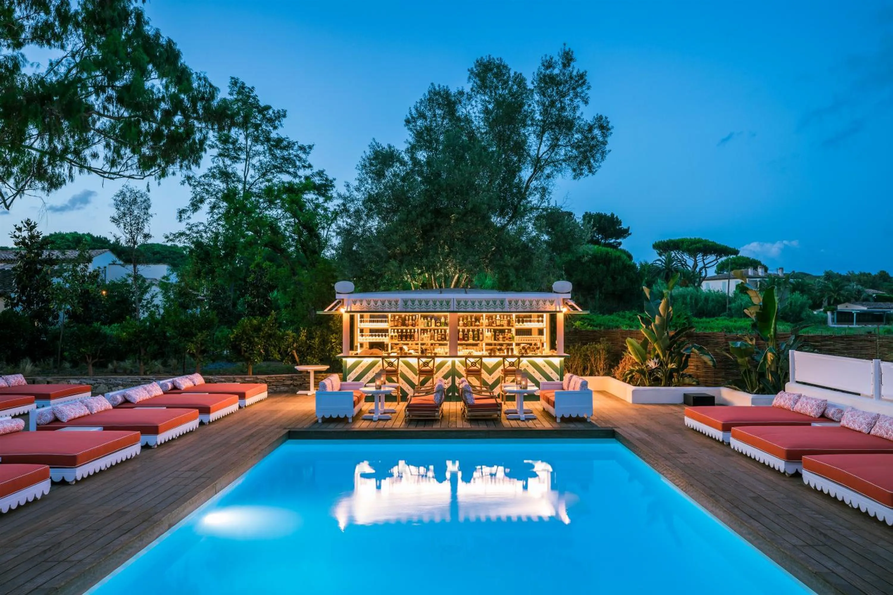 Swimming pool in Hôtel La Tartane Saint-Tropez