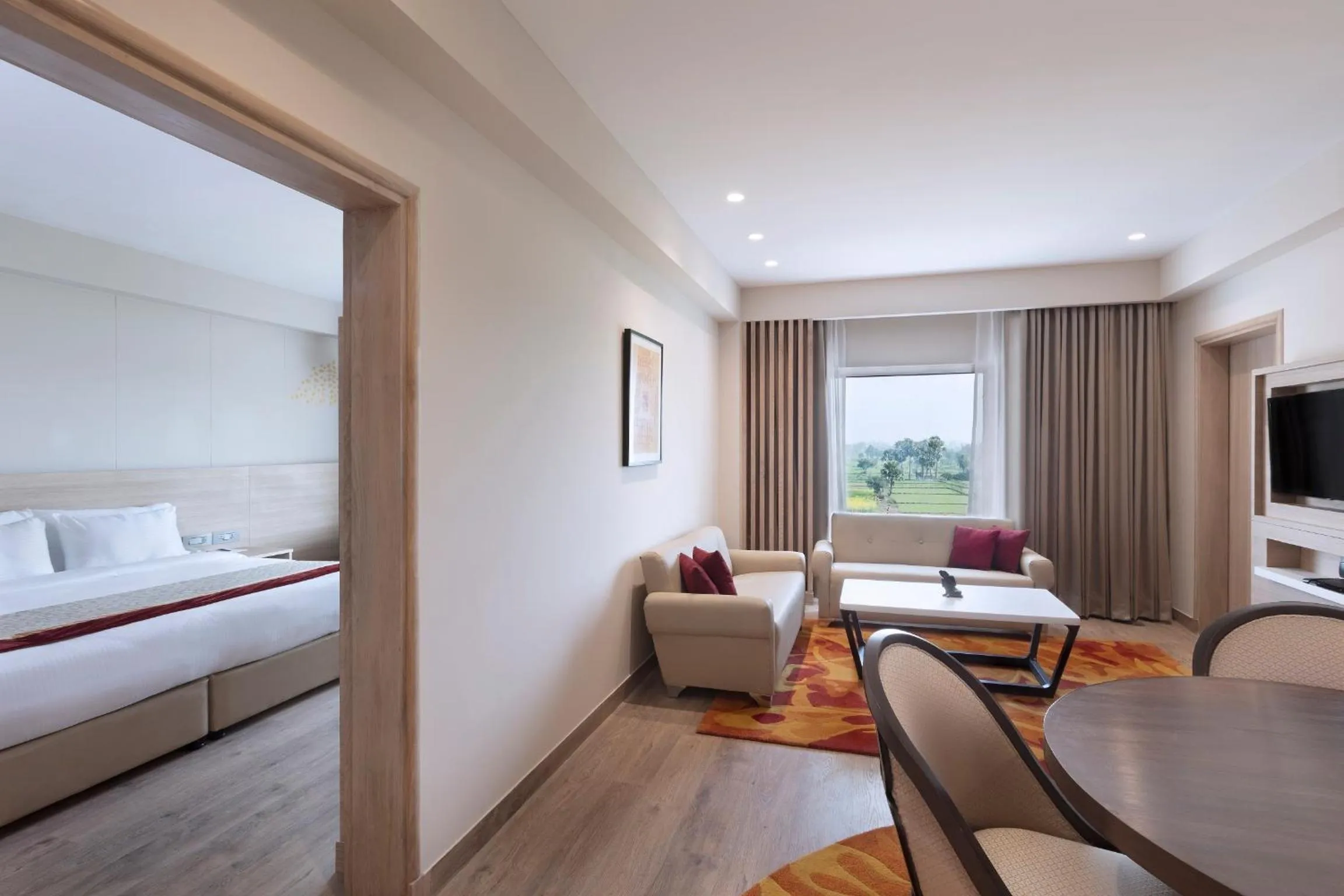 Living room in Oaks Bodhgaya