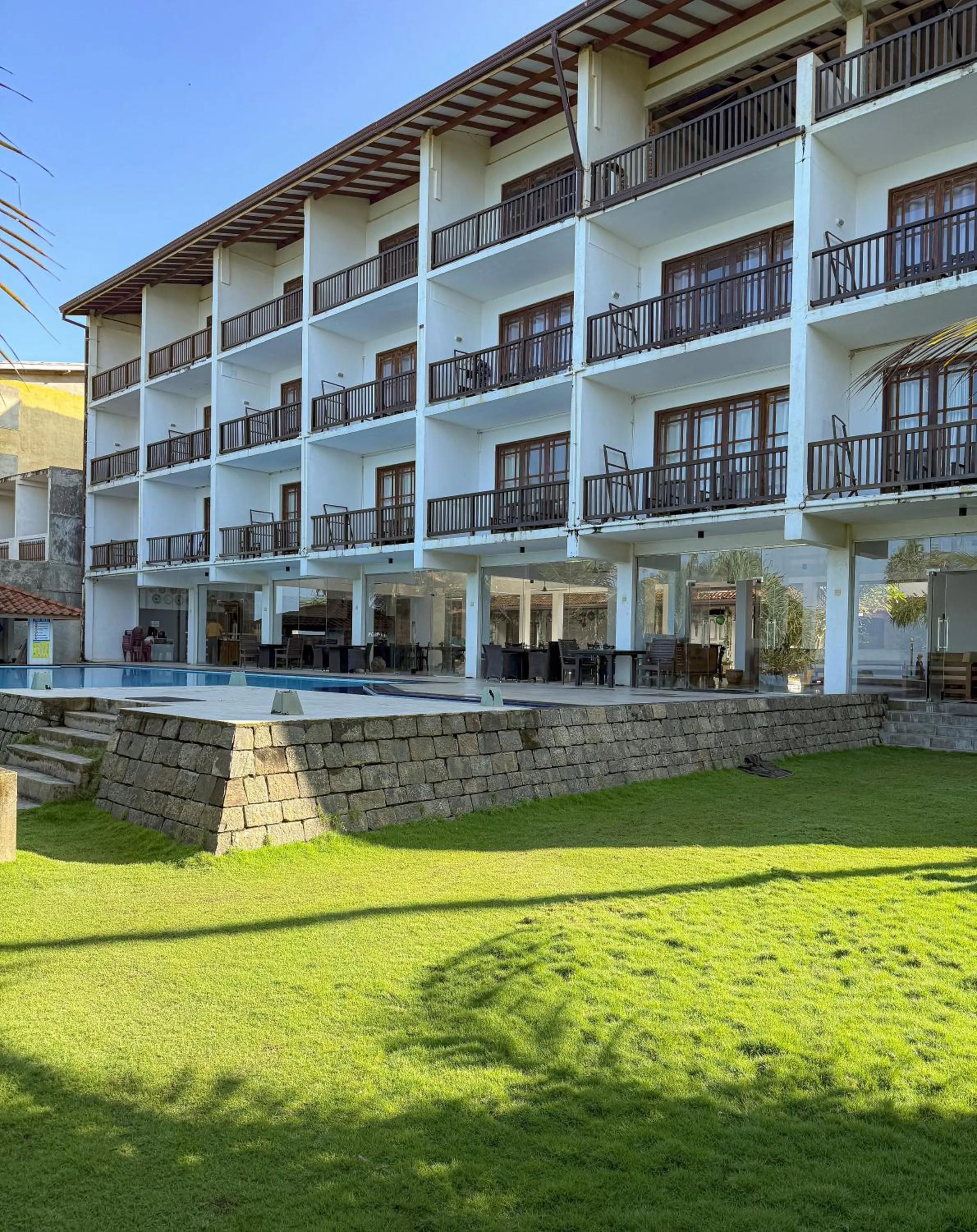 Property building in Serendib Beach Hotel