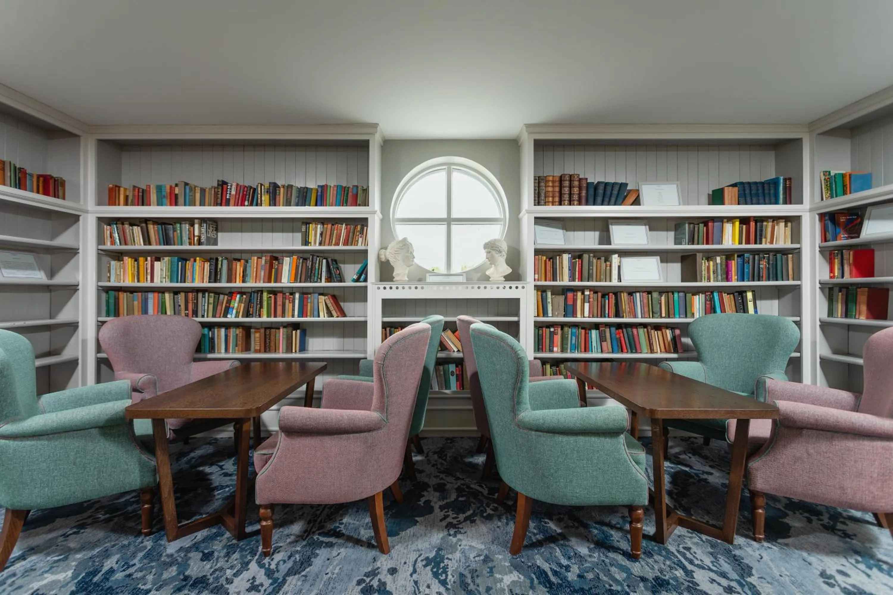 Library in Connemara Coast Hotel