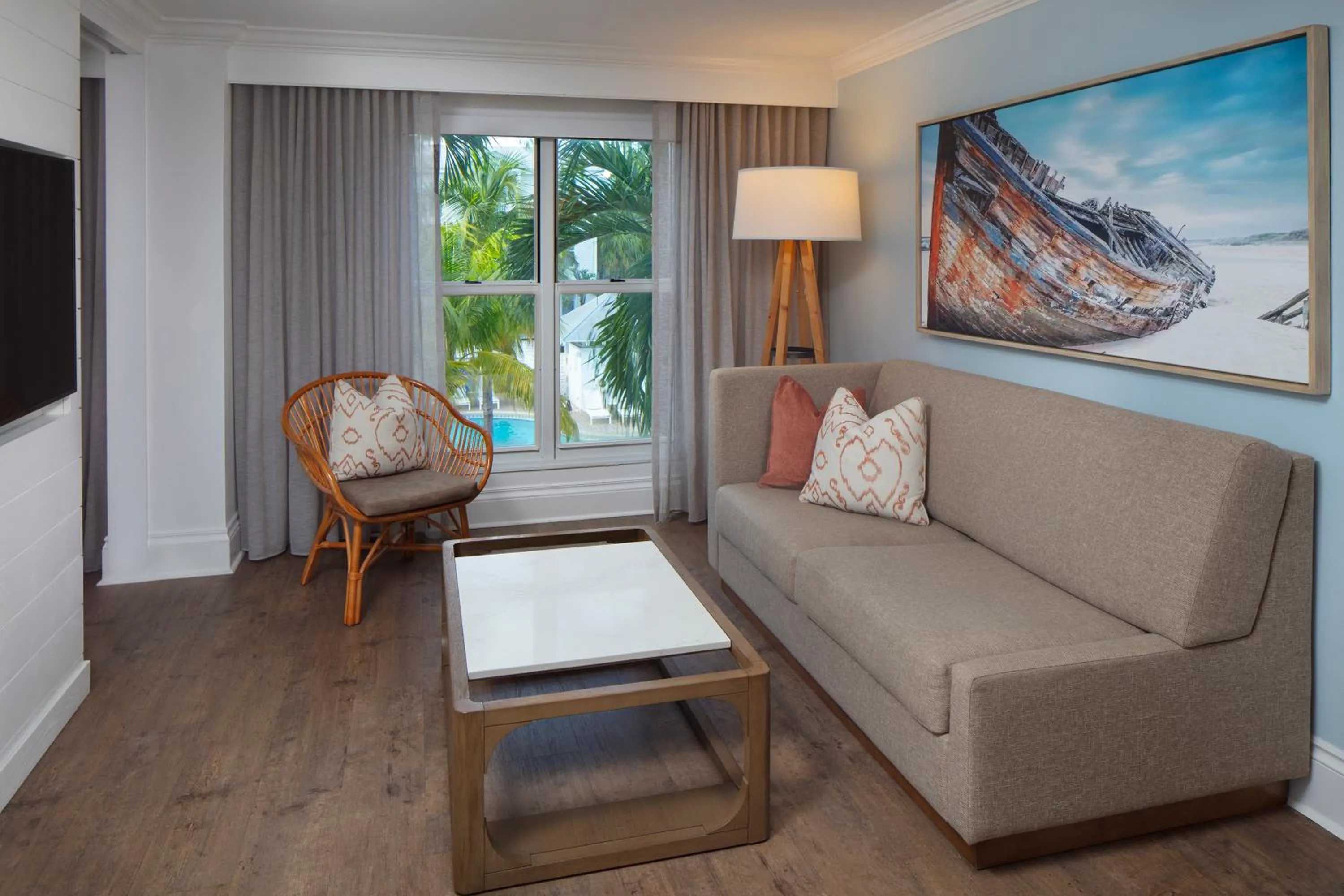 Seating area in Margaritaville Beach House Key West