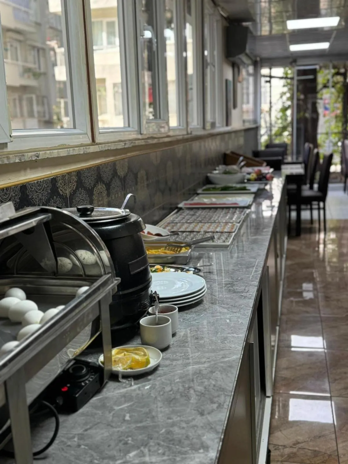 Breakfast in Exporoyal Hotel