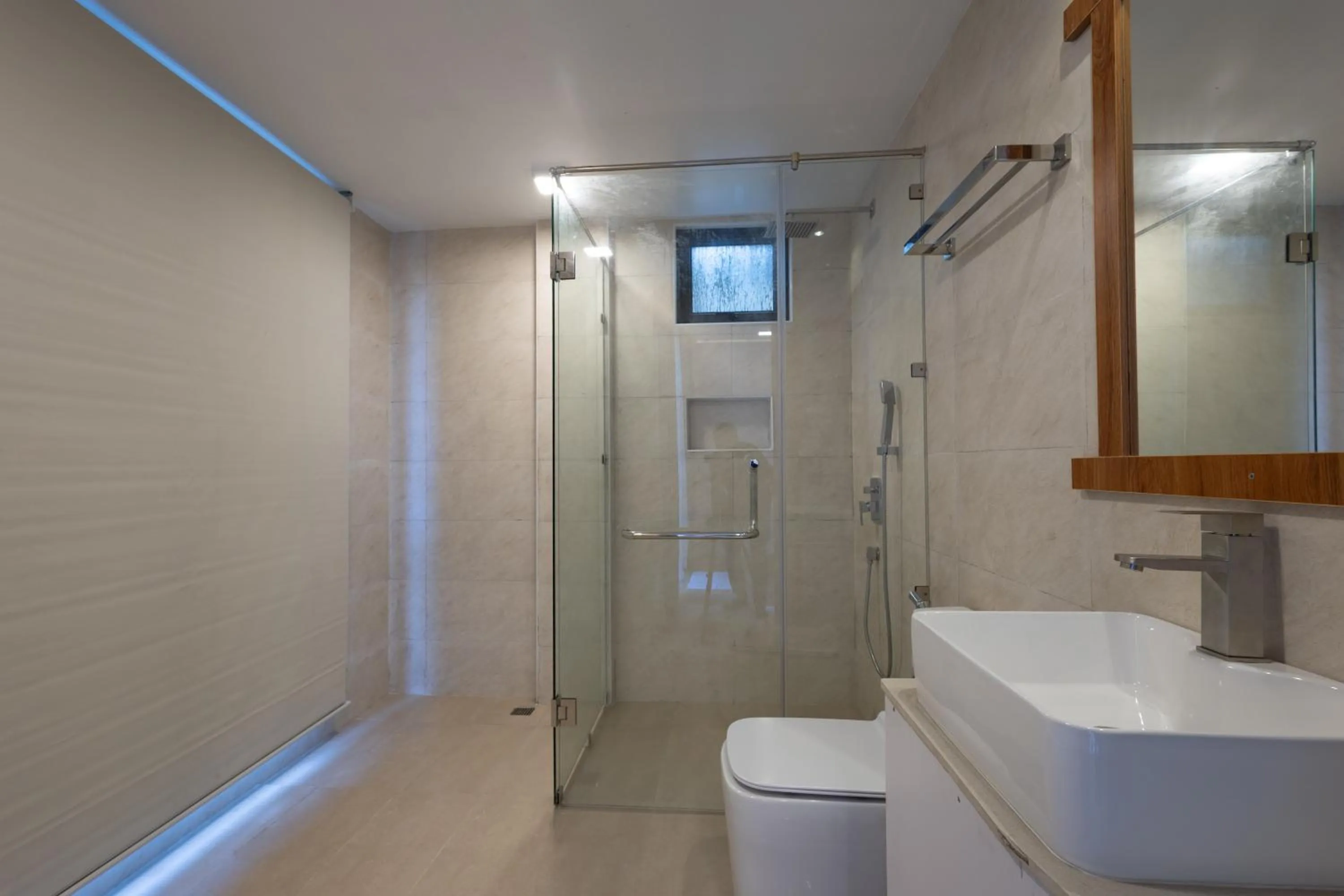 Shower in Shallow Lagoon Rasdhoo