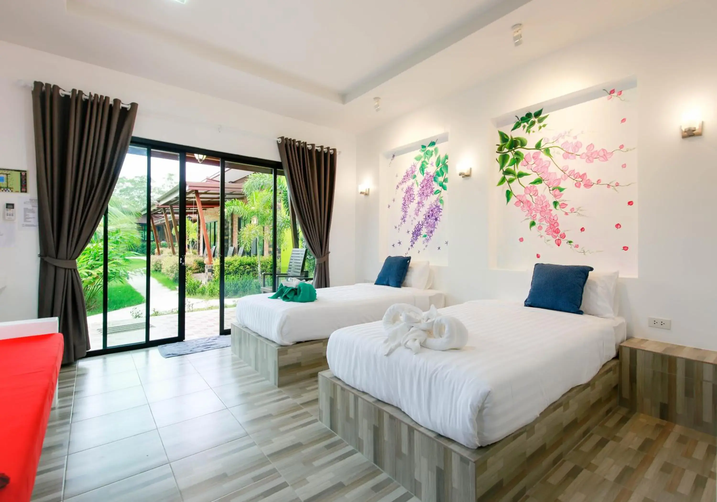 Deluxe Twin Room with Balcony in Siri Lanta Resort Deluxe Twin Room with Balcony in Siri Lanta Resort