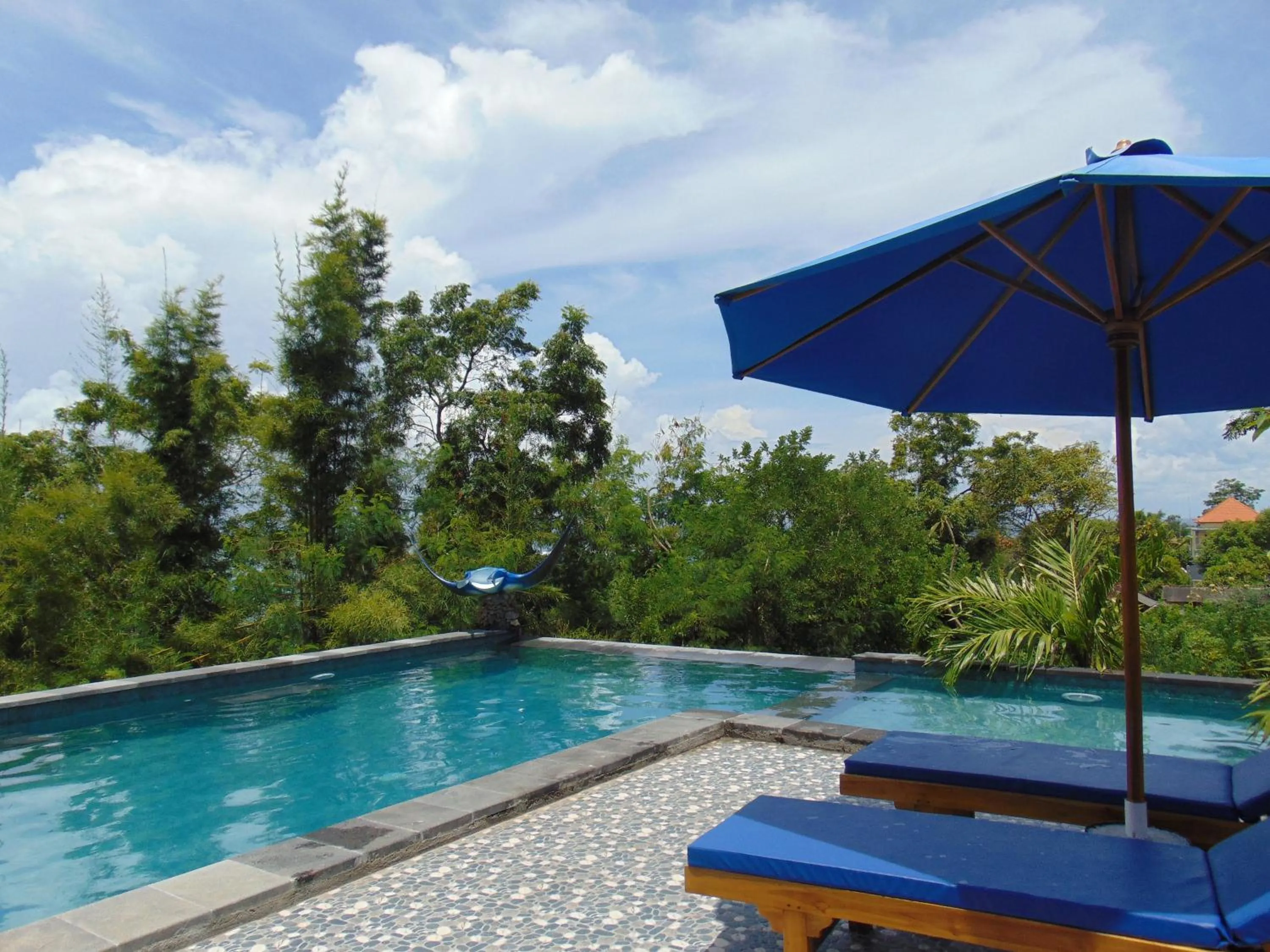 Garden view in Starfish Lembongan