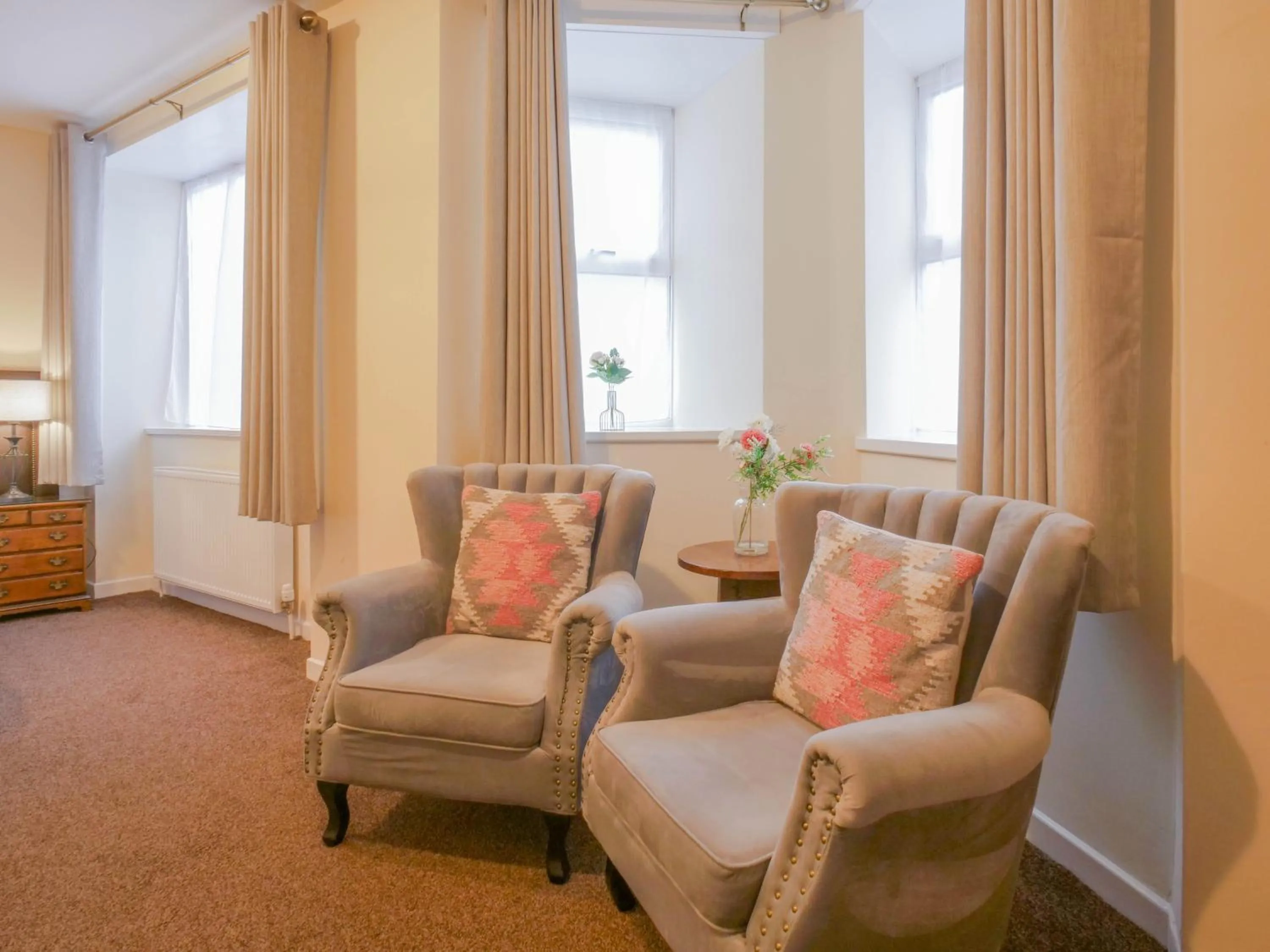 Seating area in The Black Boy Inn