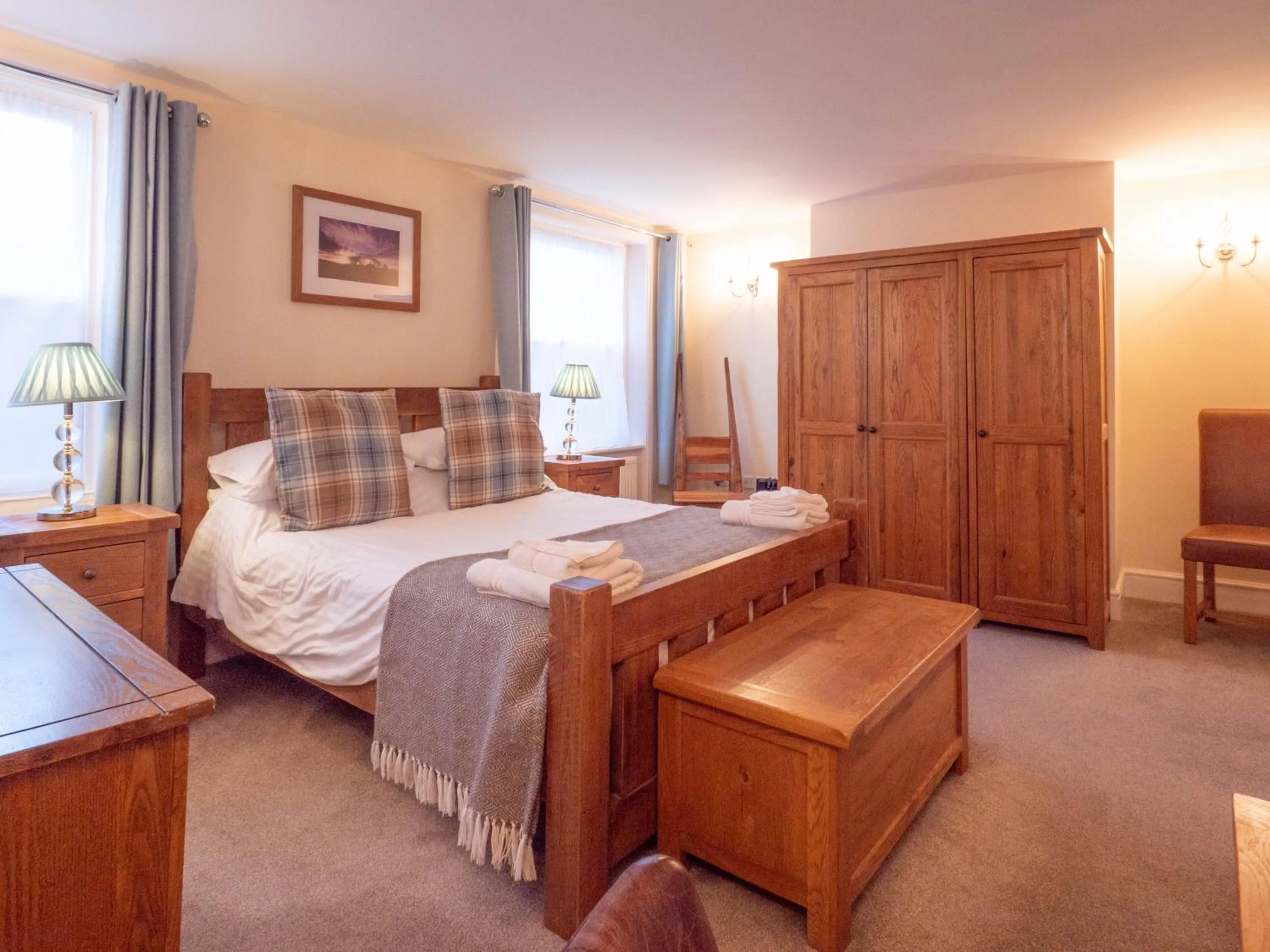 Bed in The Black Boy Inn