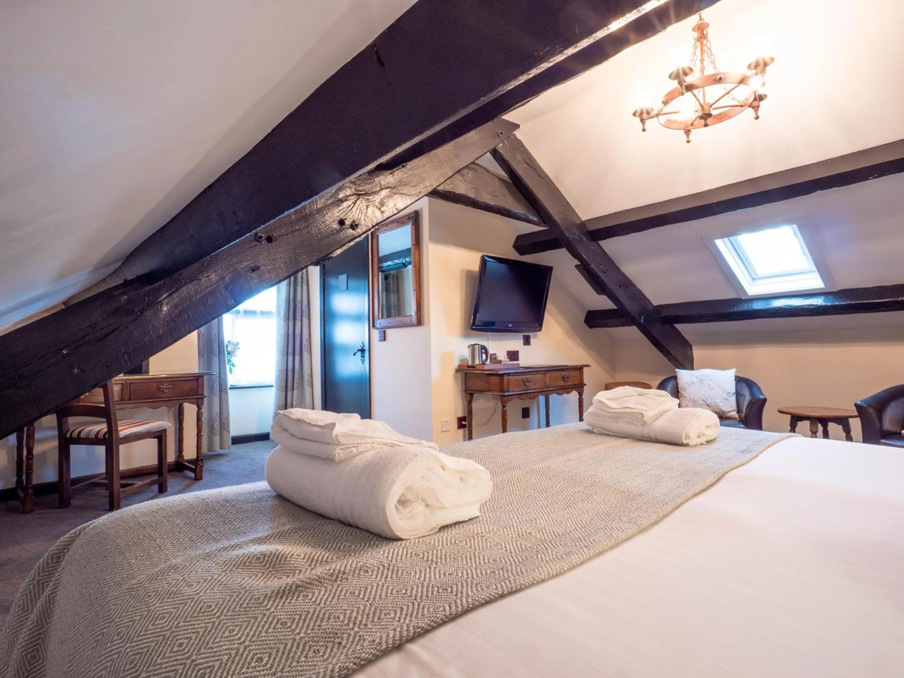 Bed in The Black Boy Inn