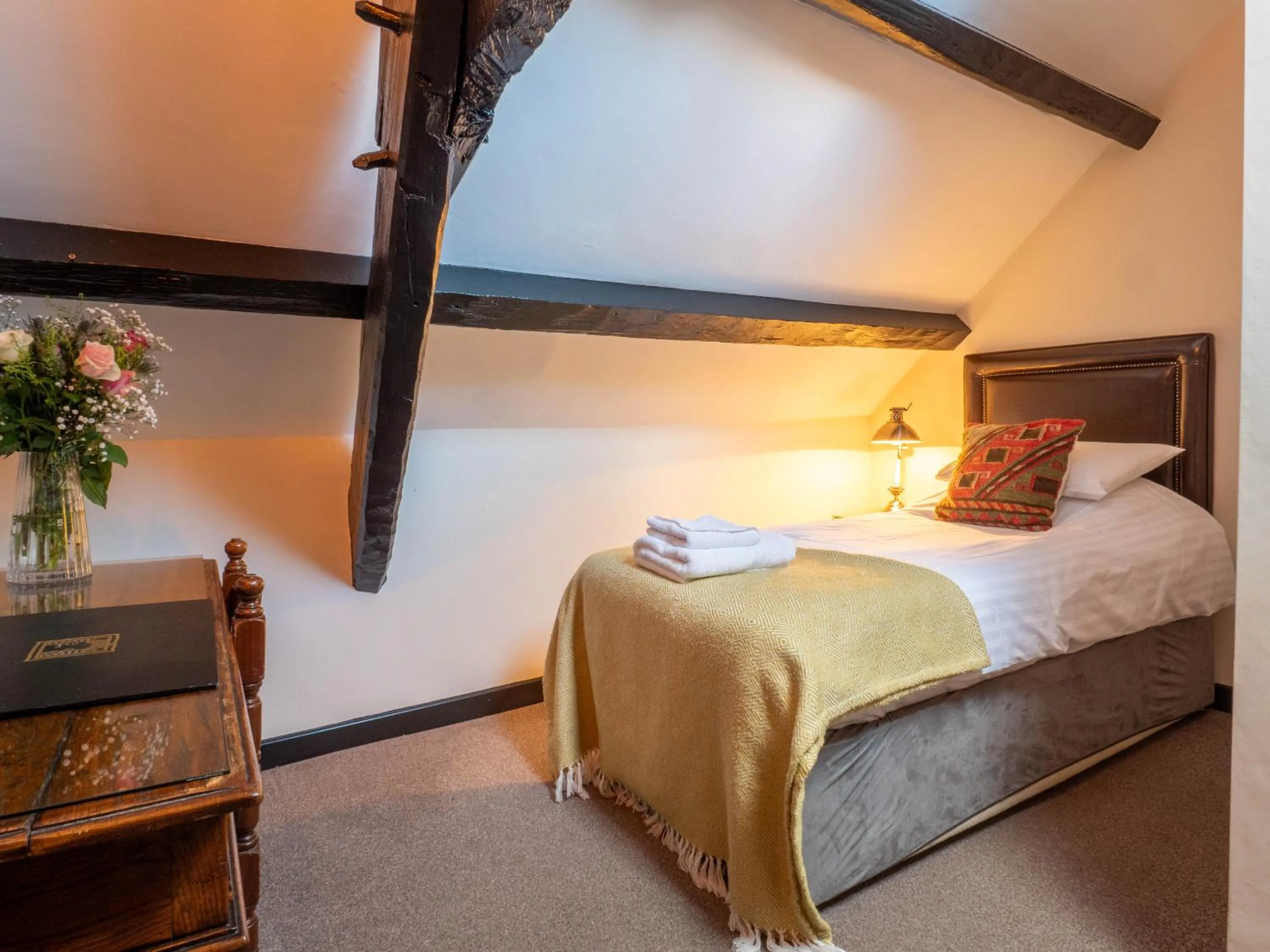 Bed in The Black Boy Inn