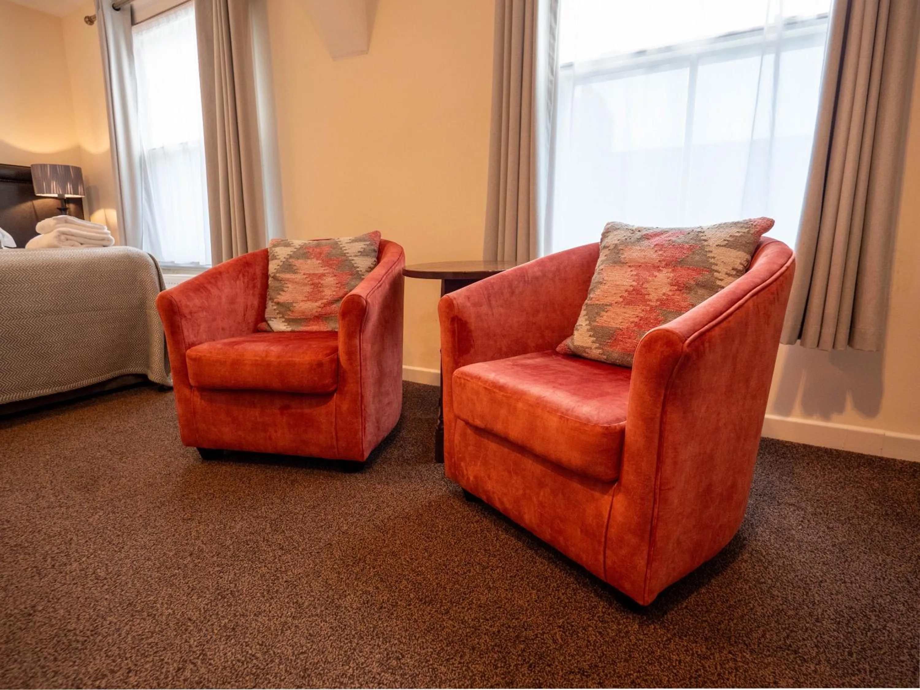Seating area in The Black Boy Inn