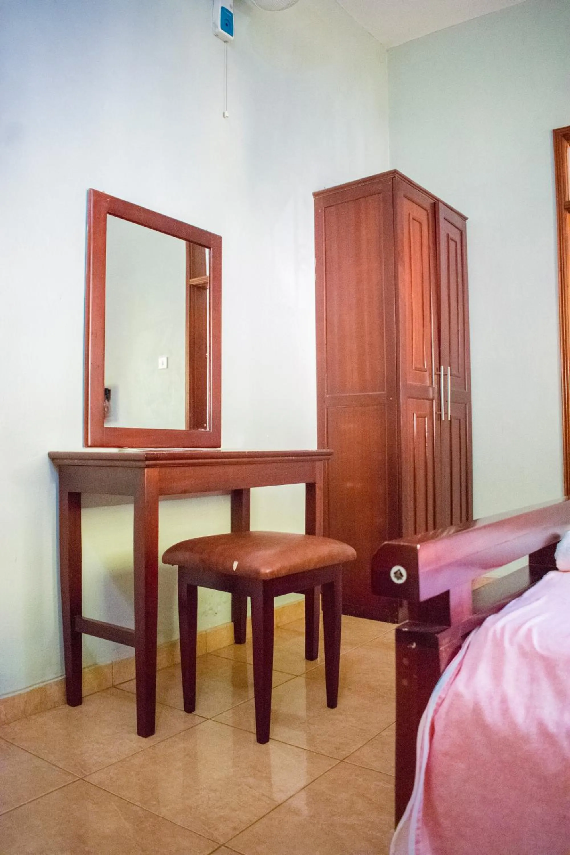 Seating area in Etana Motel Kampala