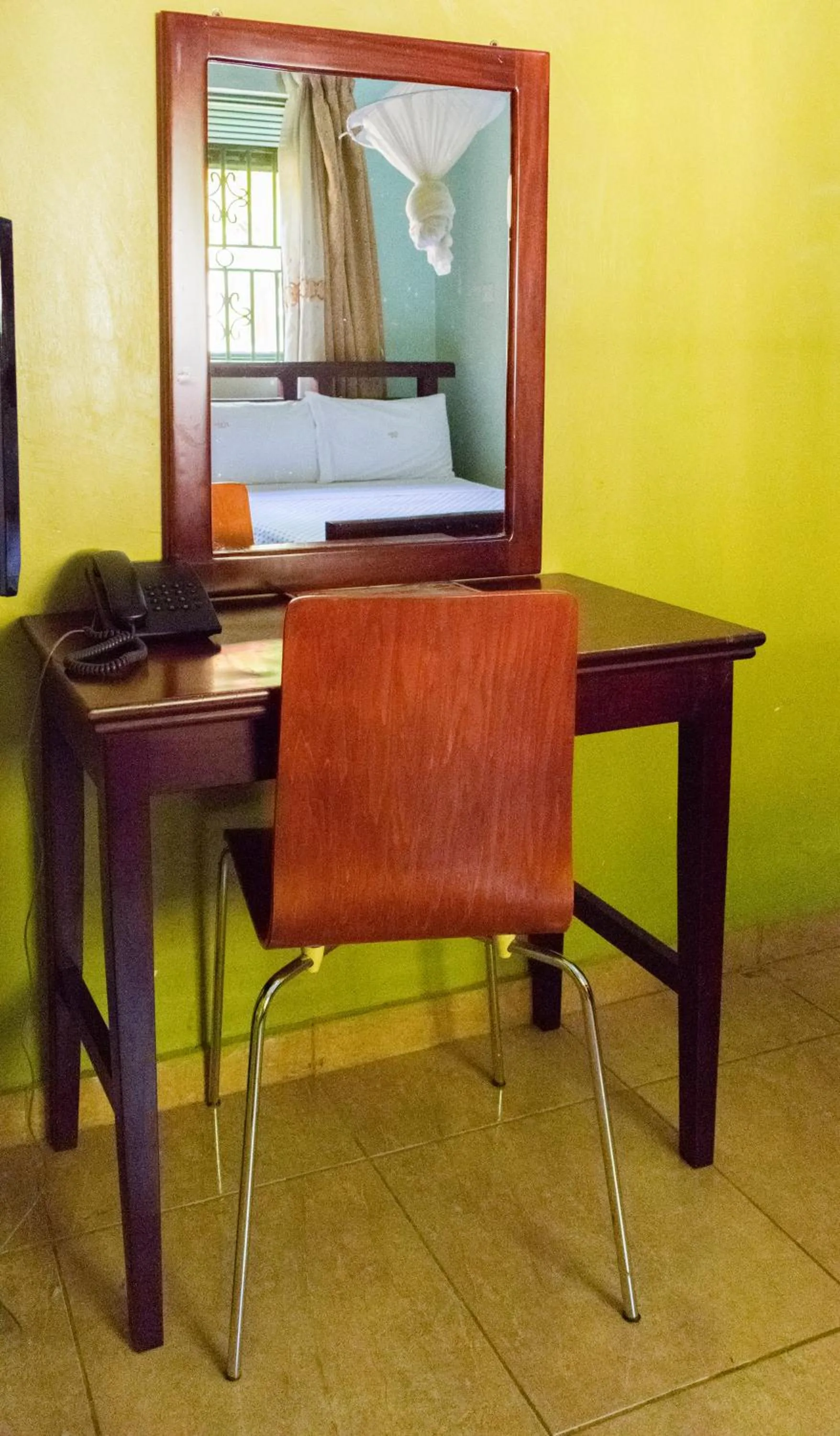 Seating area in Etana Motel Kampala