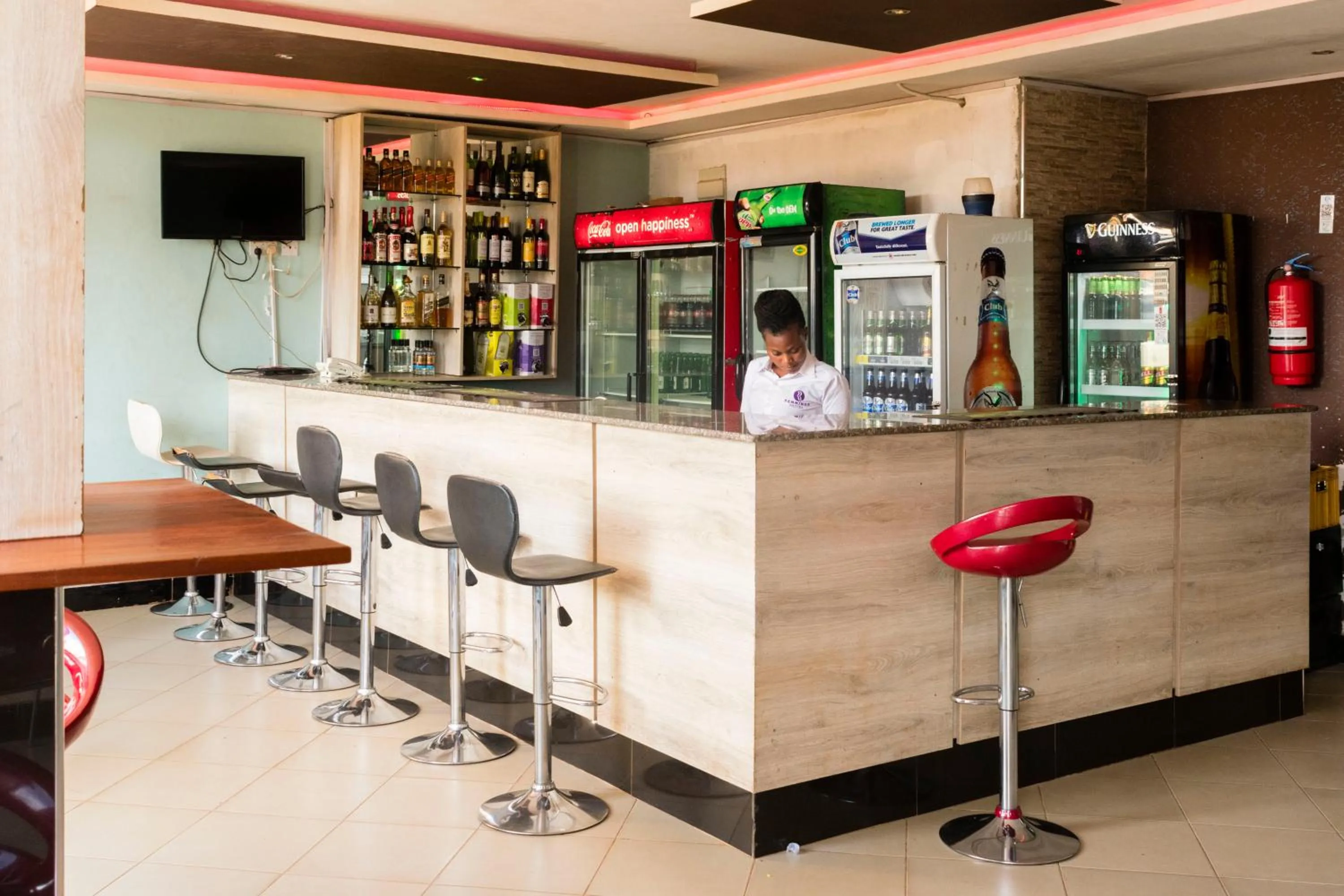Lounge or bar in Remmings Hotel Kampala