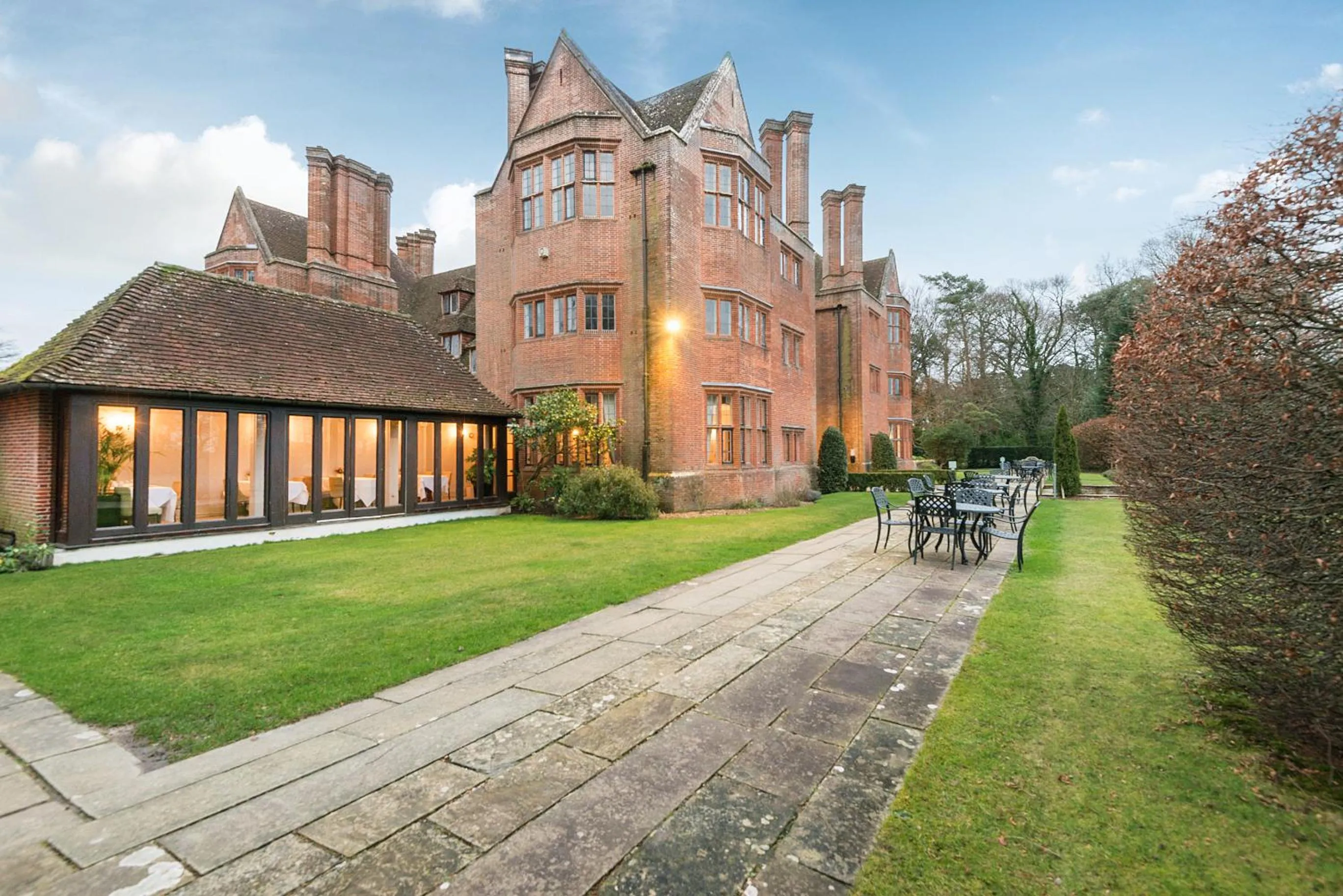 Garden view in New Place