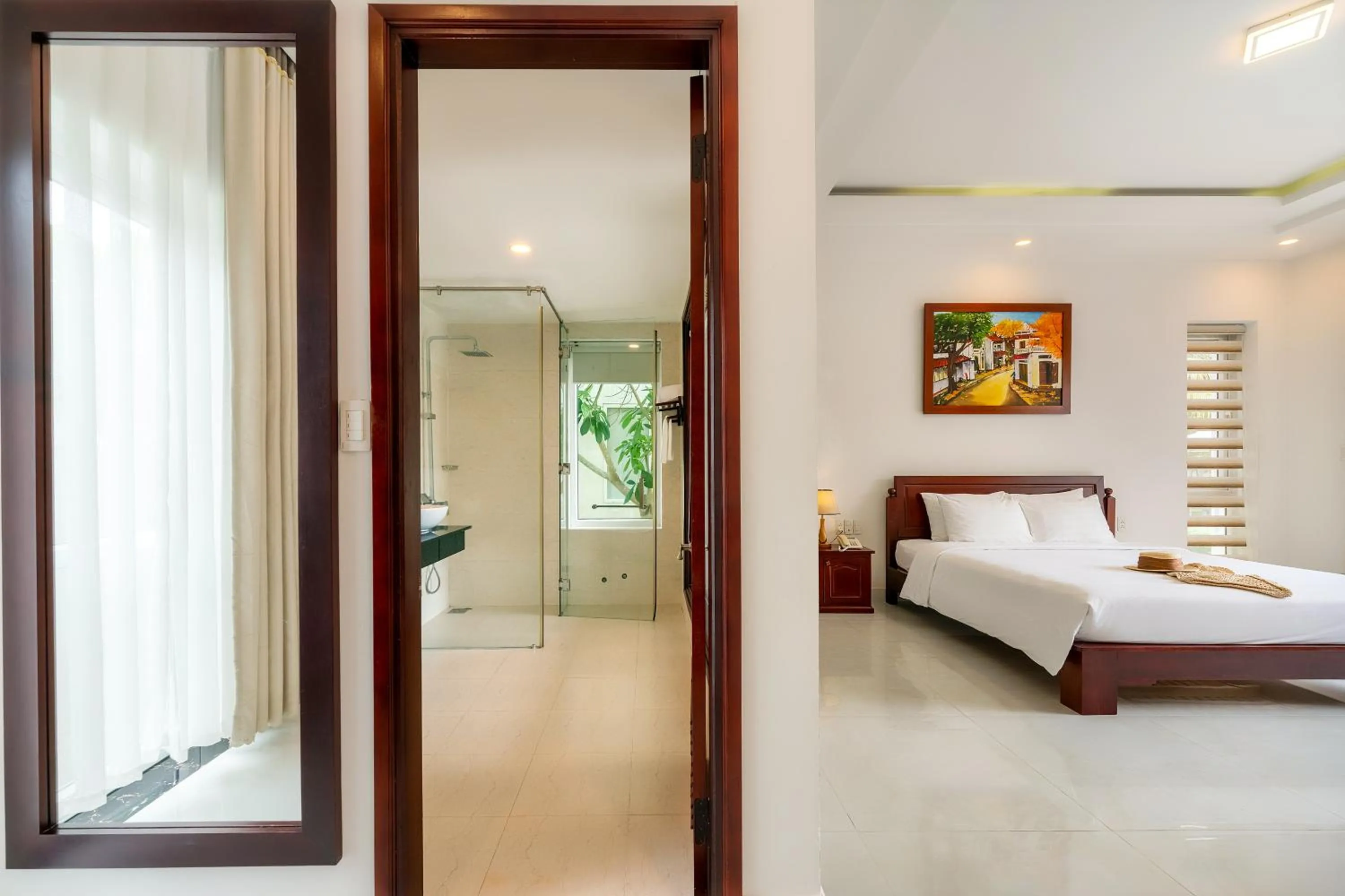 Shower, Bed in Hoi An Palmy Villa
