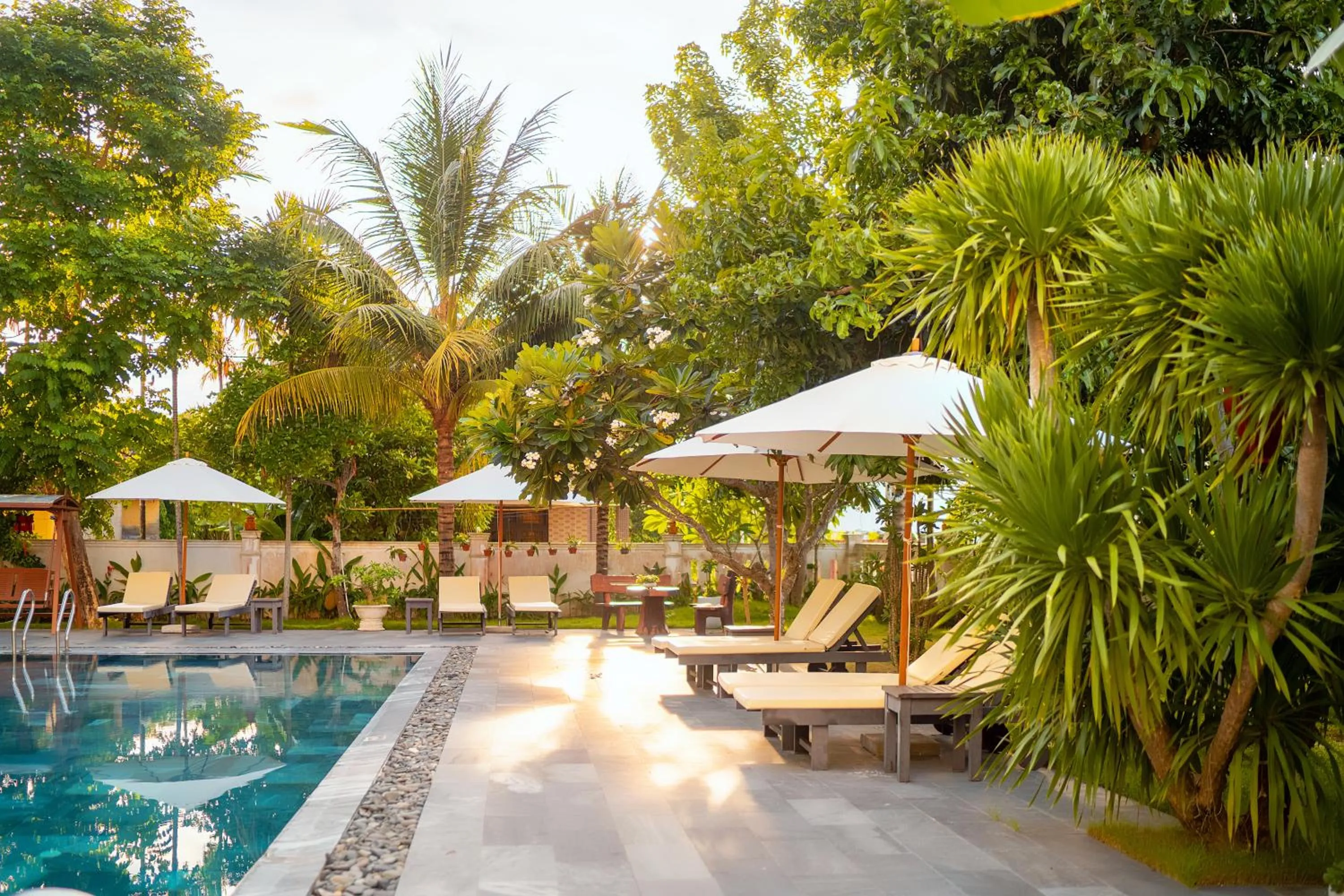 Pool view in Hoi An Palmy Villa
