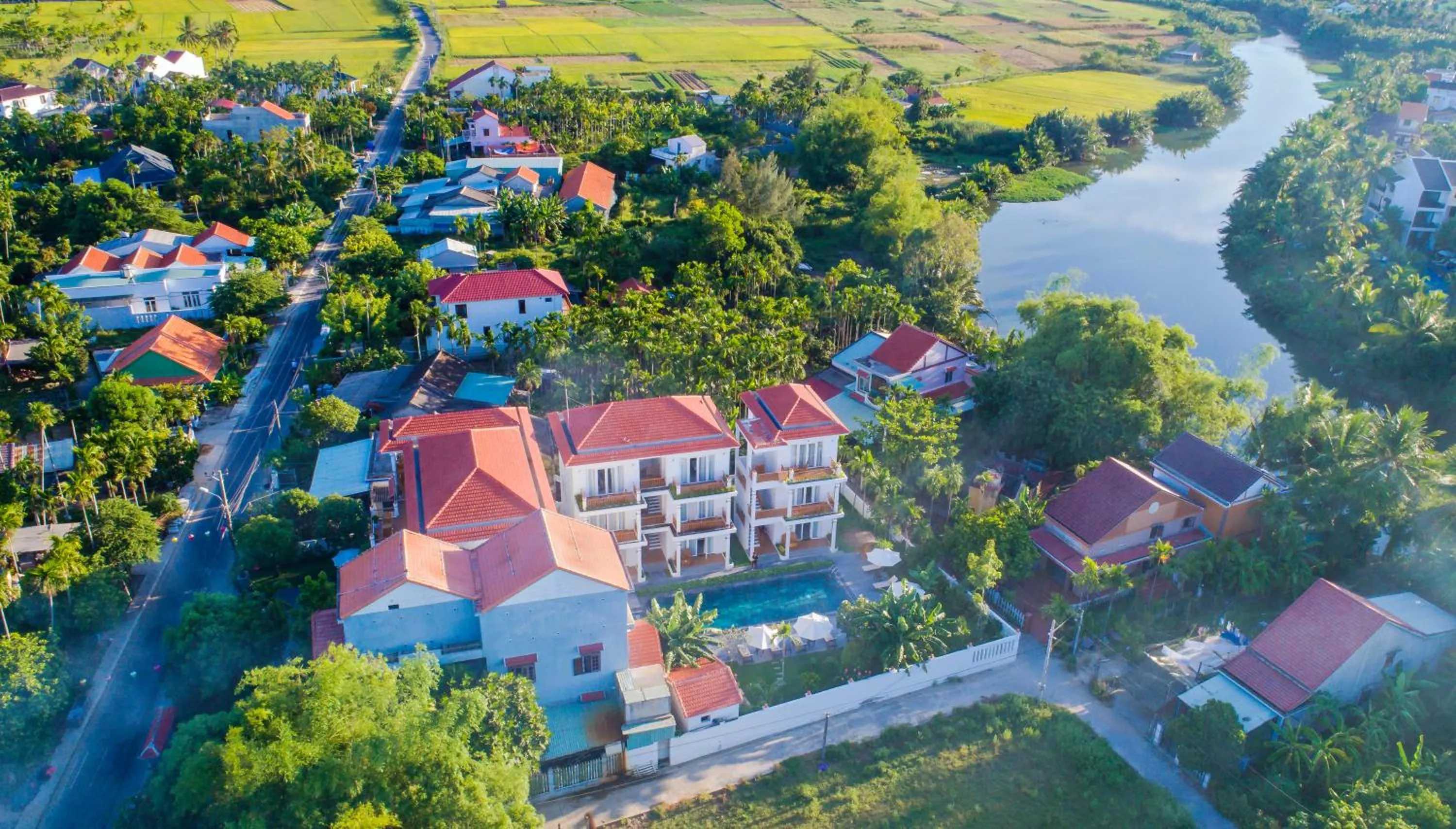 Natural landscape in Hoi An Palmy Villa