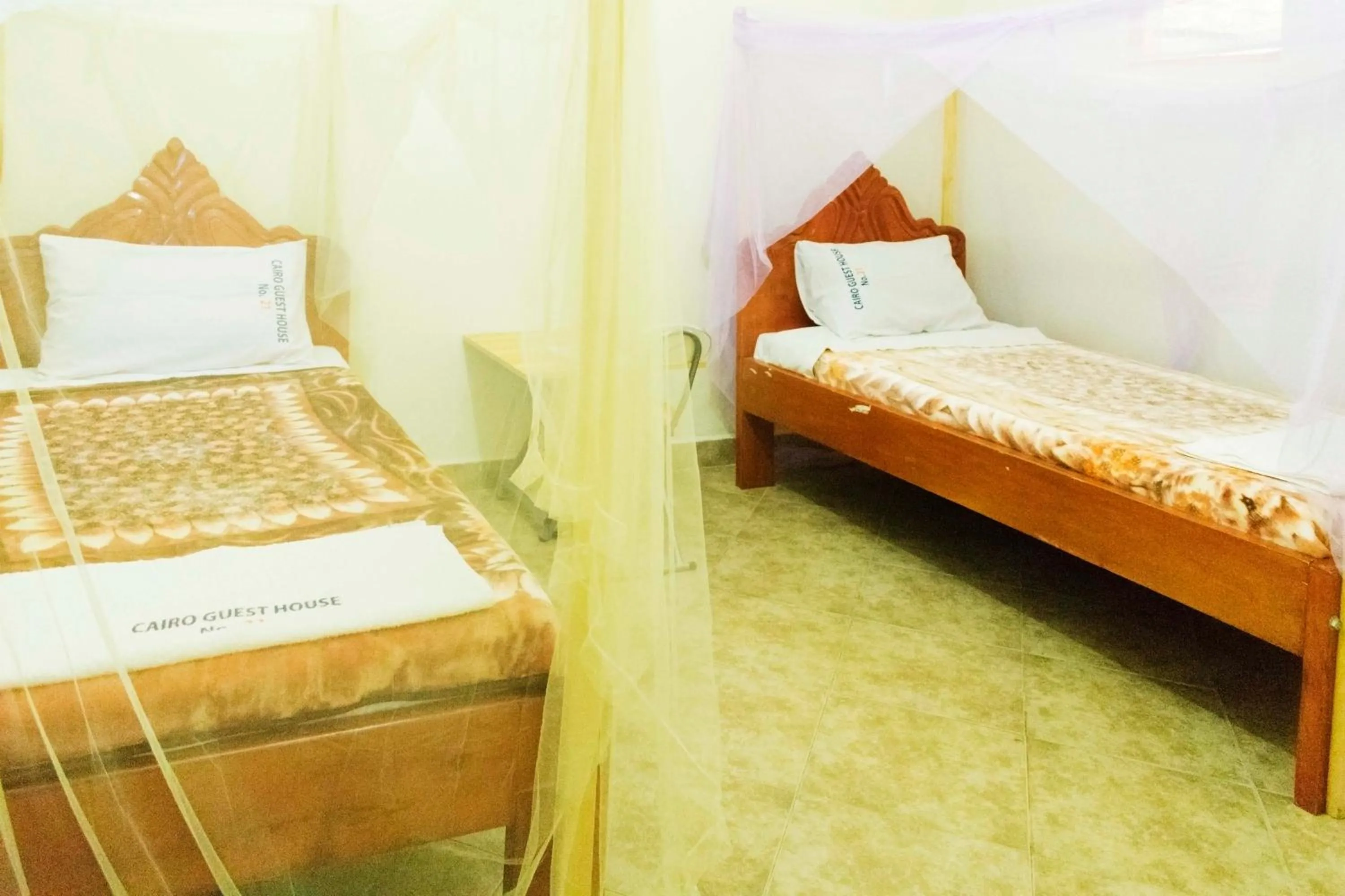 Bed in Japs Motel Mbarara