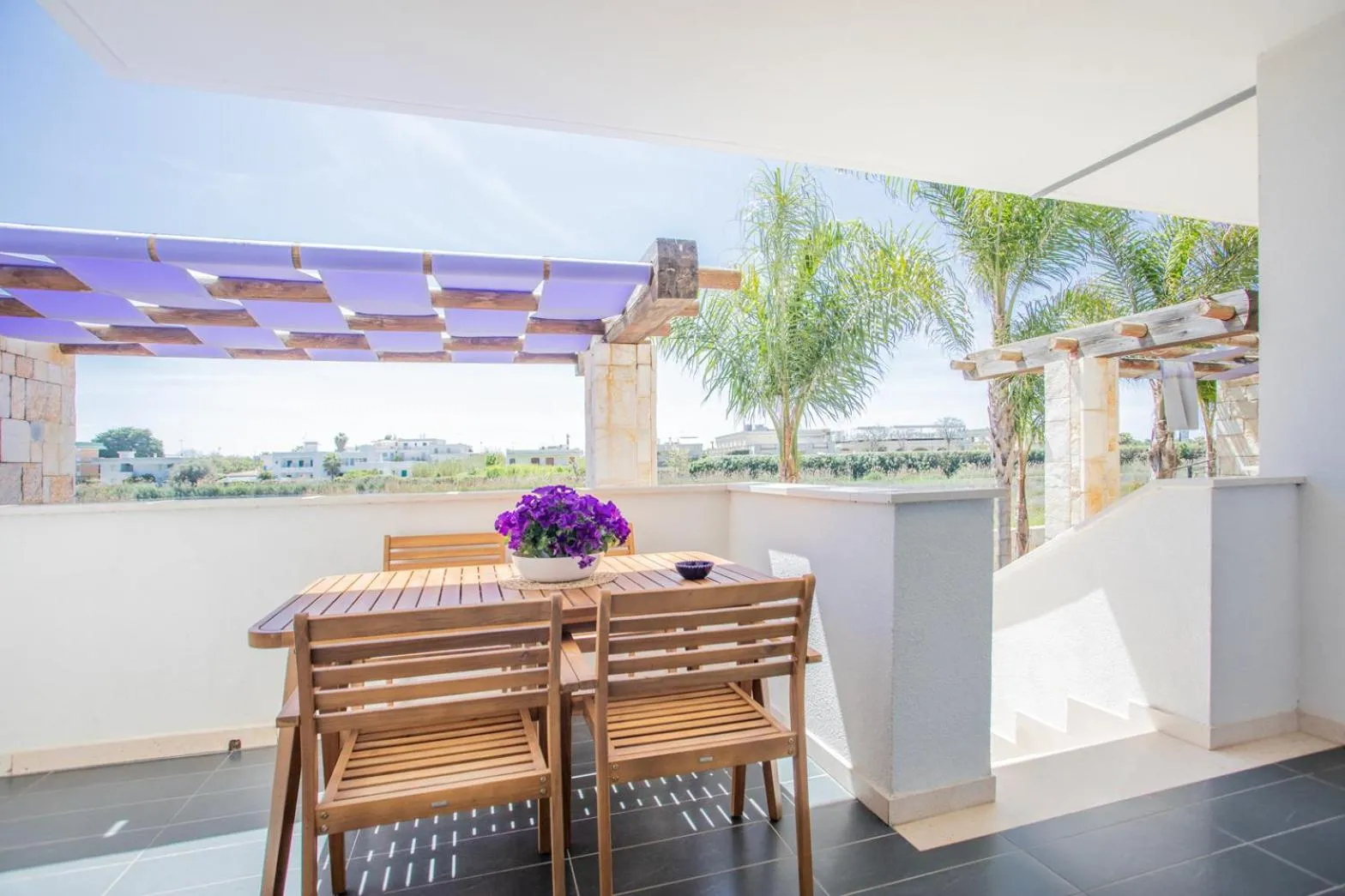 Balcony/Terrace in Appartamento Dune by Apulia home