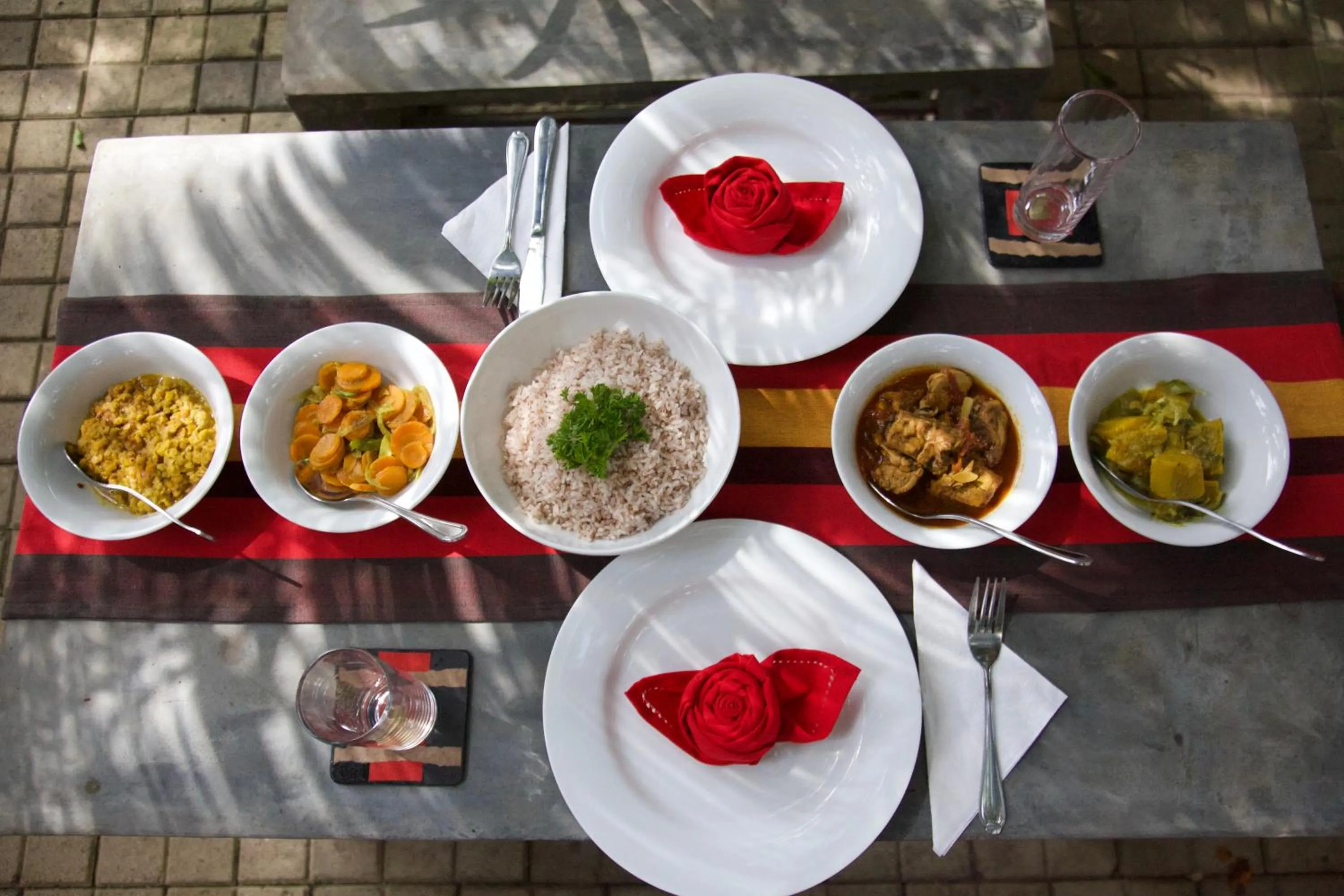 Asian breakfast in Glamour Mirissa