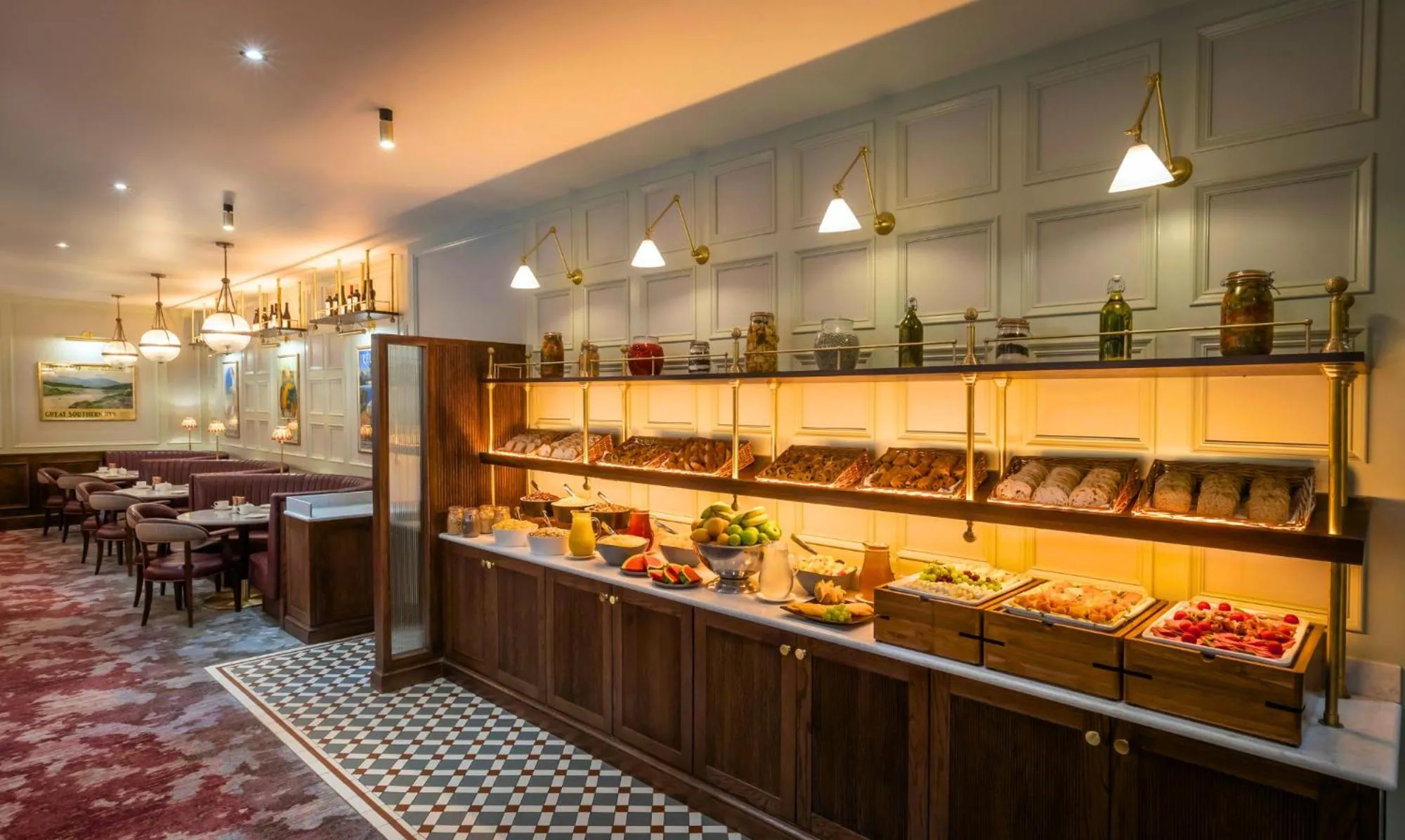 Breakfast in Clifden Station House Hotel