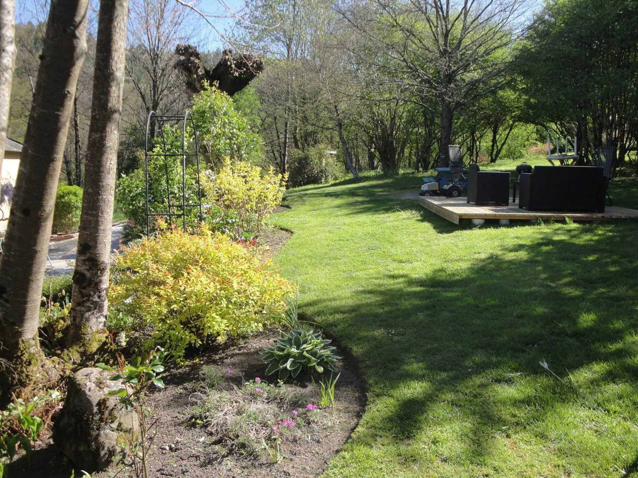 Garden in Le Relais des Capucines